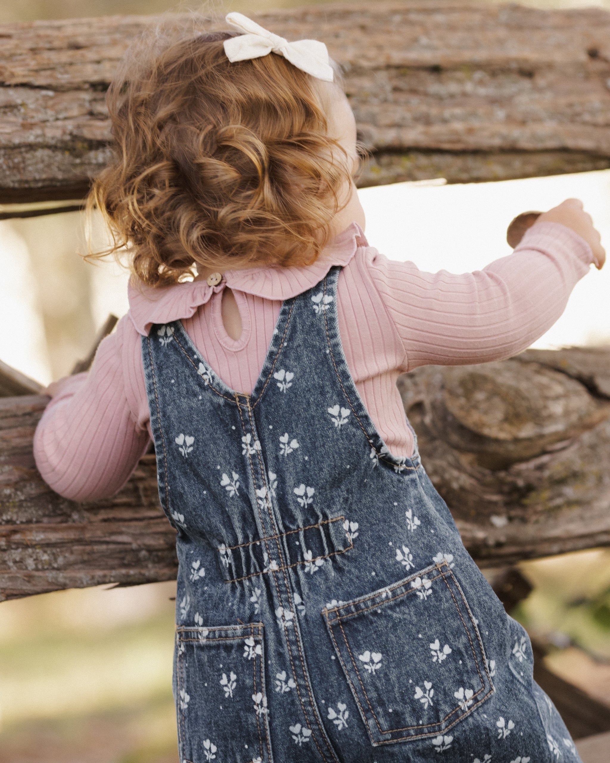 Ruffle Collar Bodysuit Rosewood - Rylee + Cru | Kids Clothes | Trendy Baby Clothes | Modern Infant Outfits |