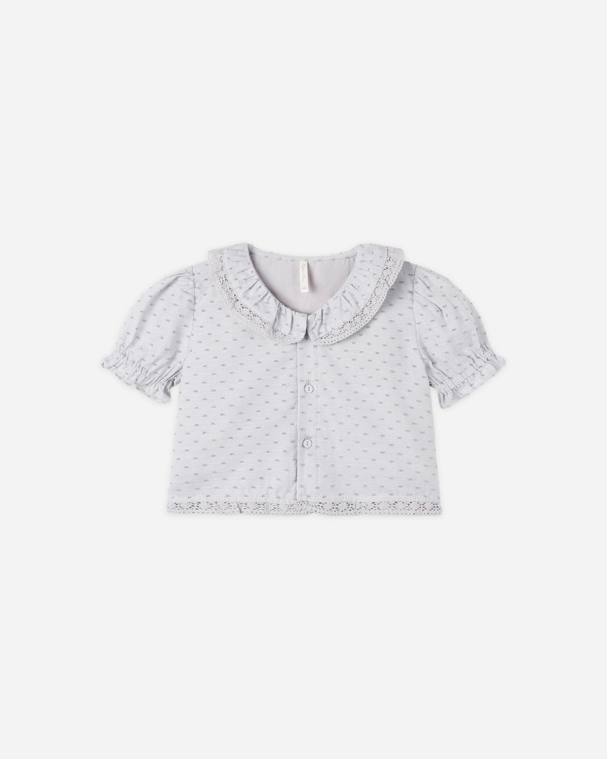 Bella Blouse Dusty Blue - Rylee + Cru | Kids Clothes | Trendy Baby Clothes | Modern Infant Outfits |