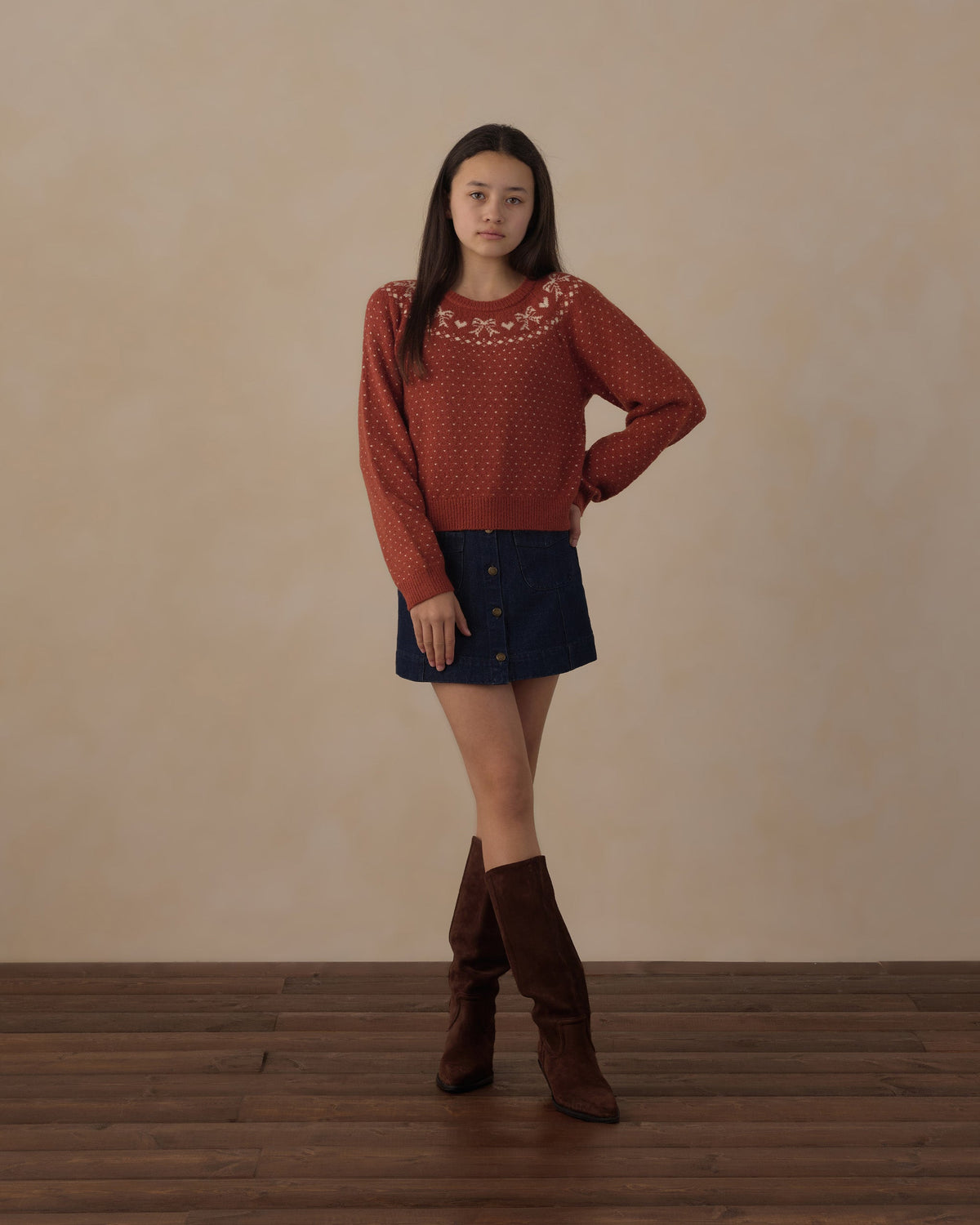 Teen Fair Isle Sweater Ruby - Rylee + Cru | Kids Clothes | Trendy Baby Clothes | Modern Infant Outfits |