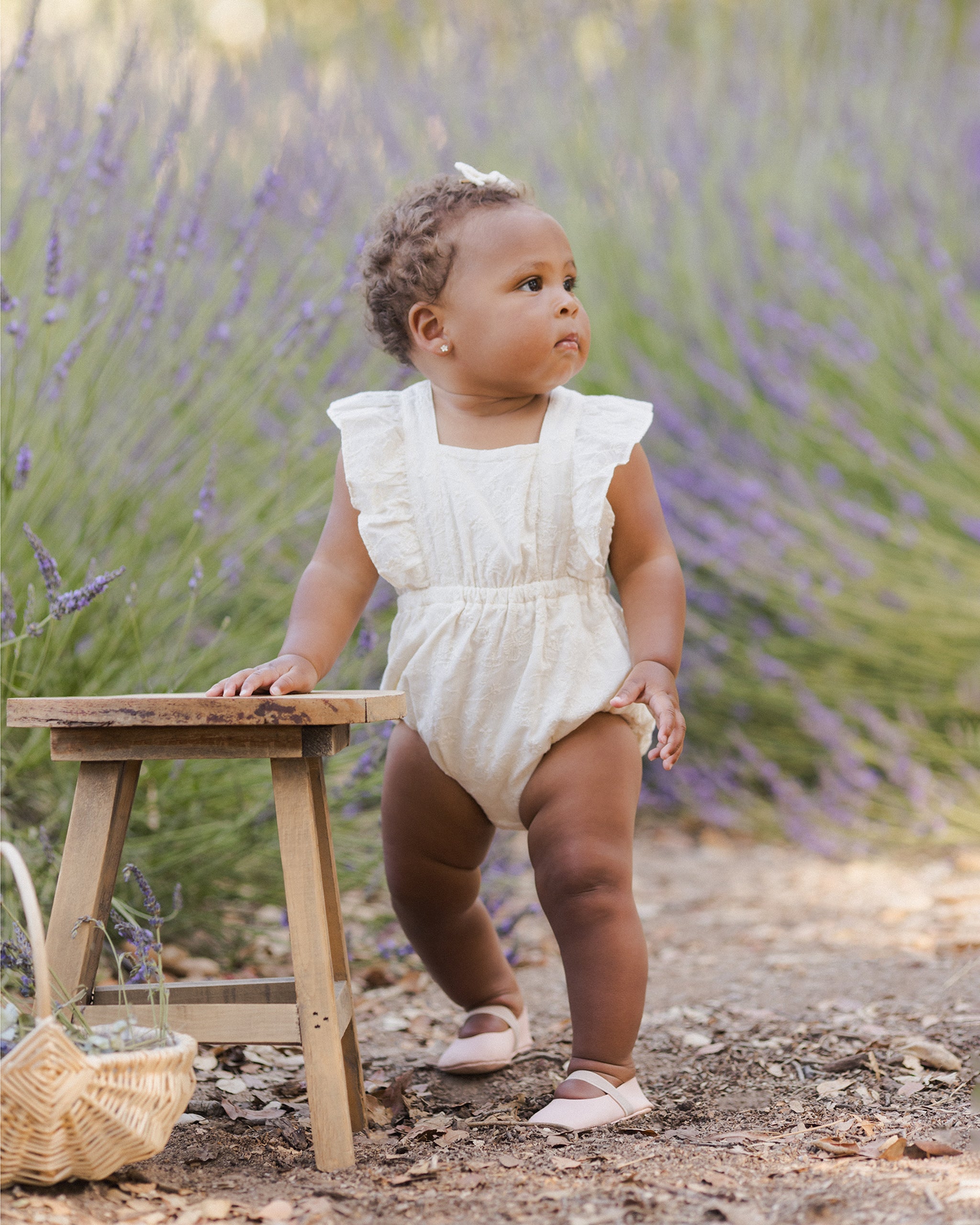 Lucy Romper | Ivory