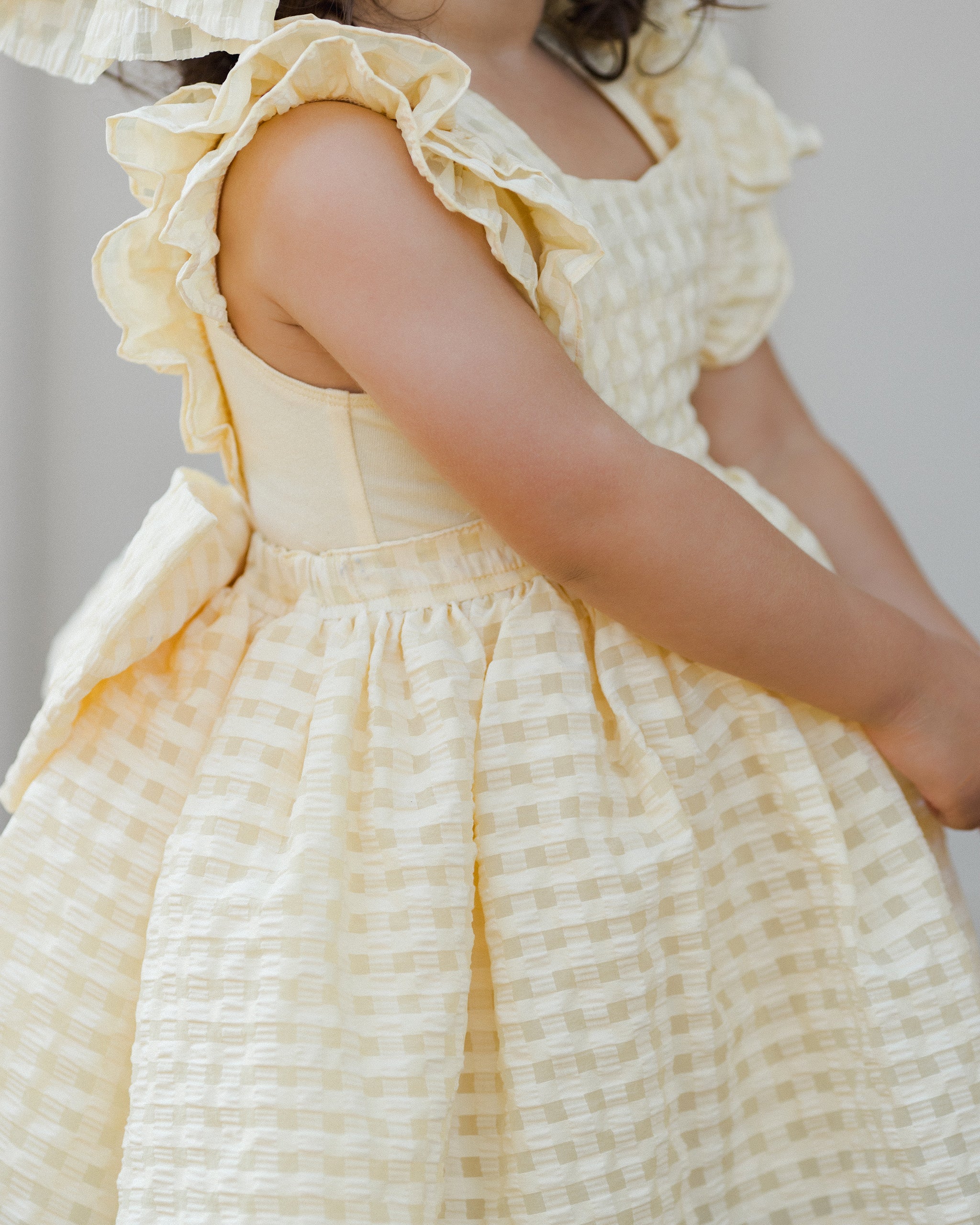 Provence Dress | Lemon Check