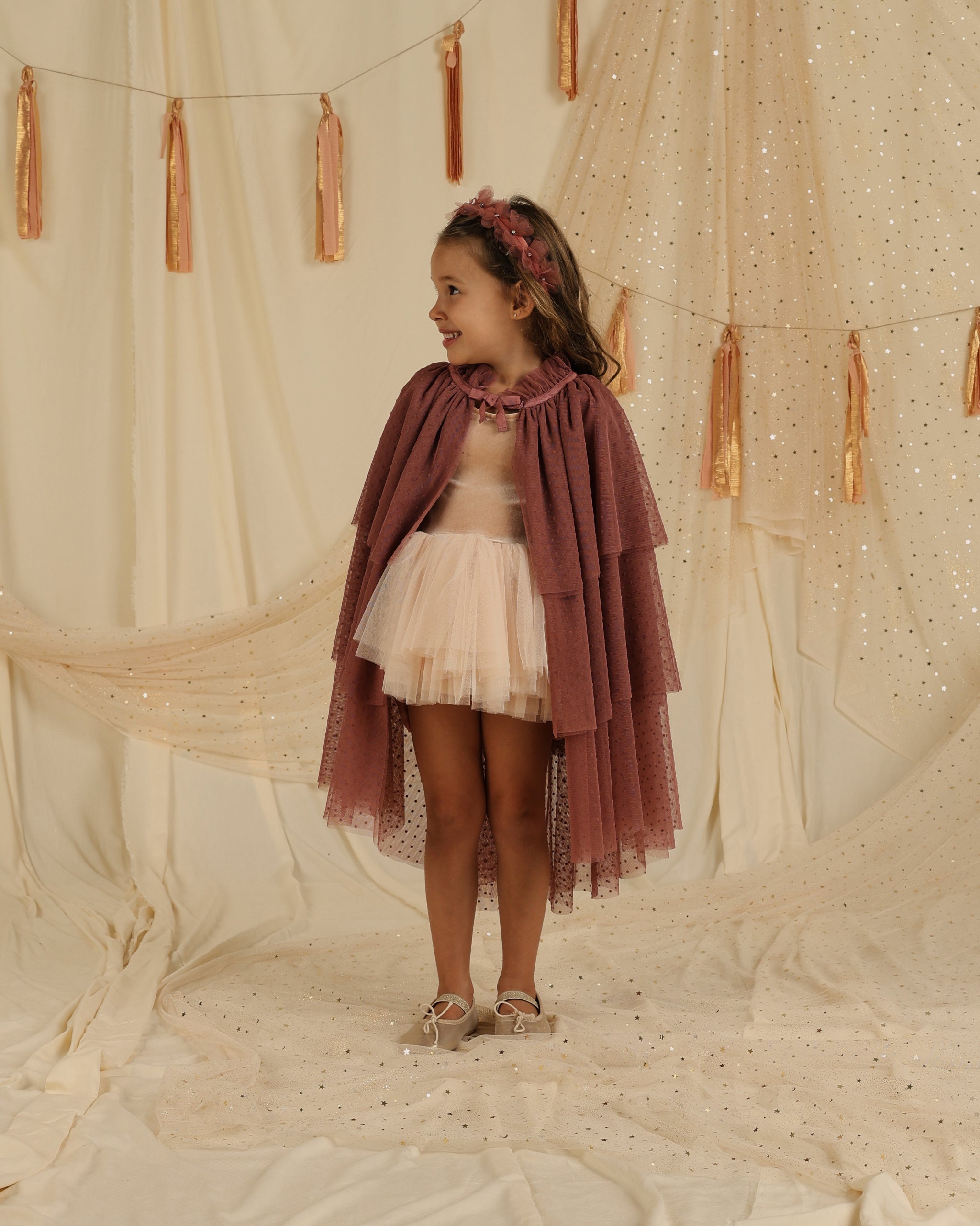Tulle Cape || Poppy