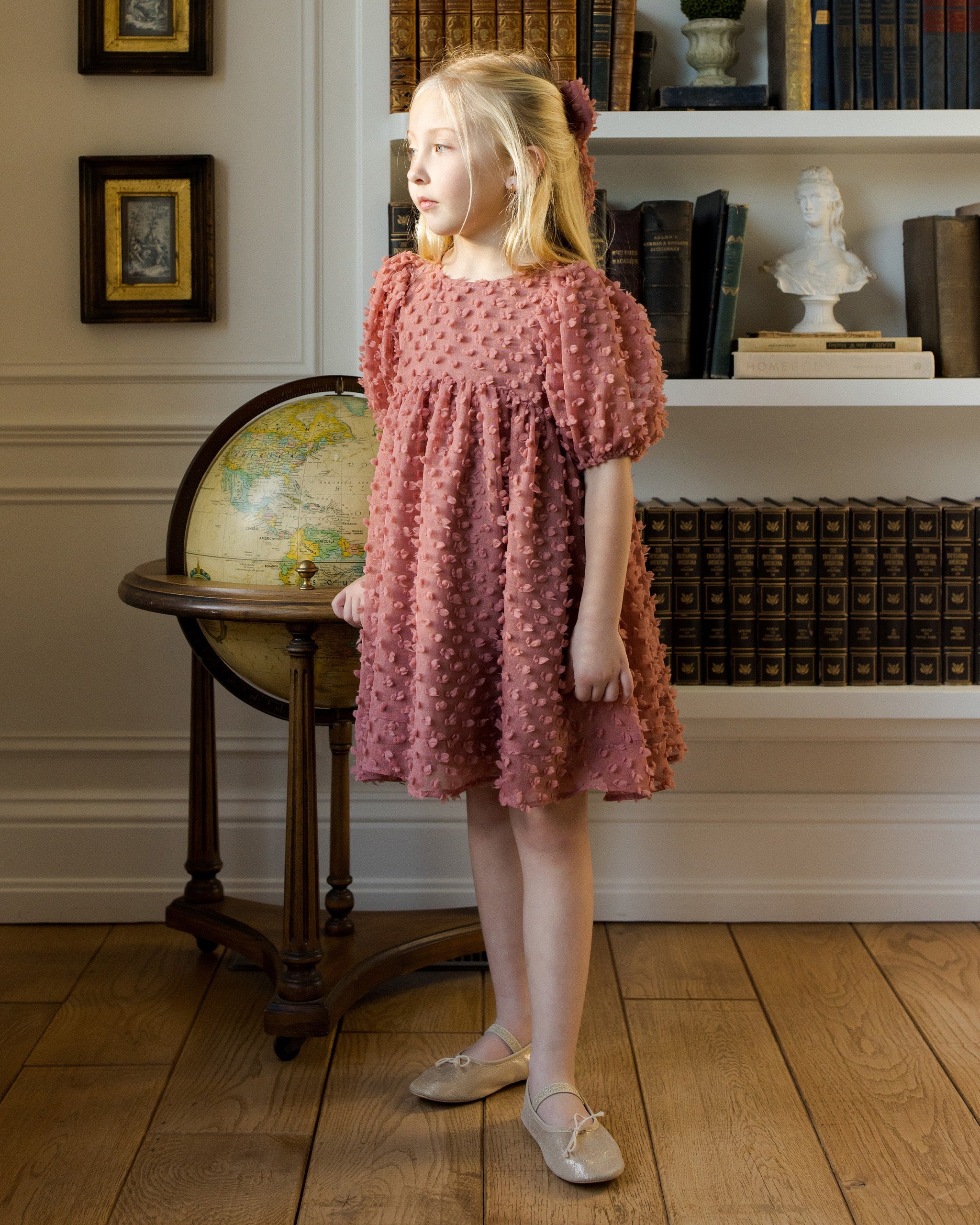フォーマル・ドレス・スーツ NORALEE LUNA DRESS LIPSTICK 4Y Luna Dress | Raspberry – Noralee