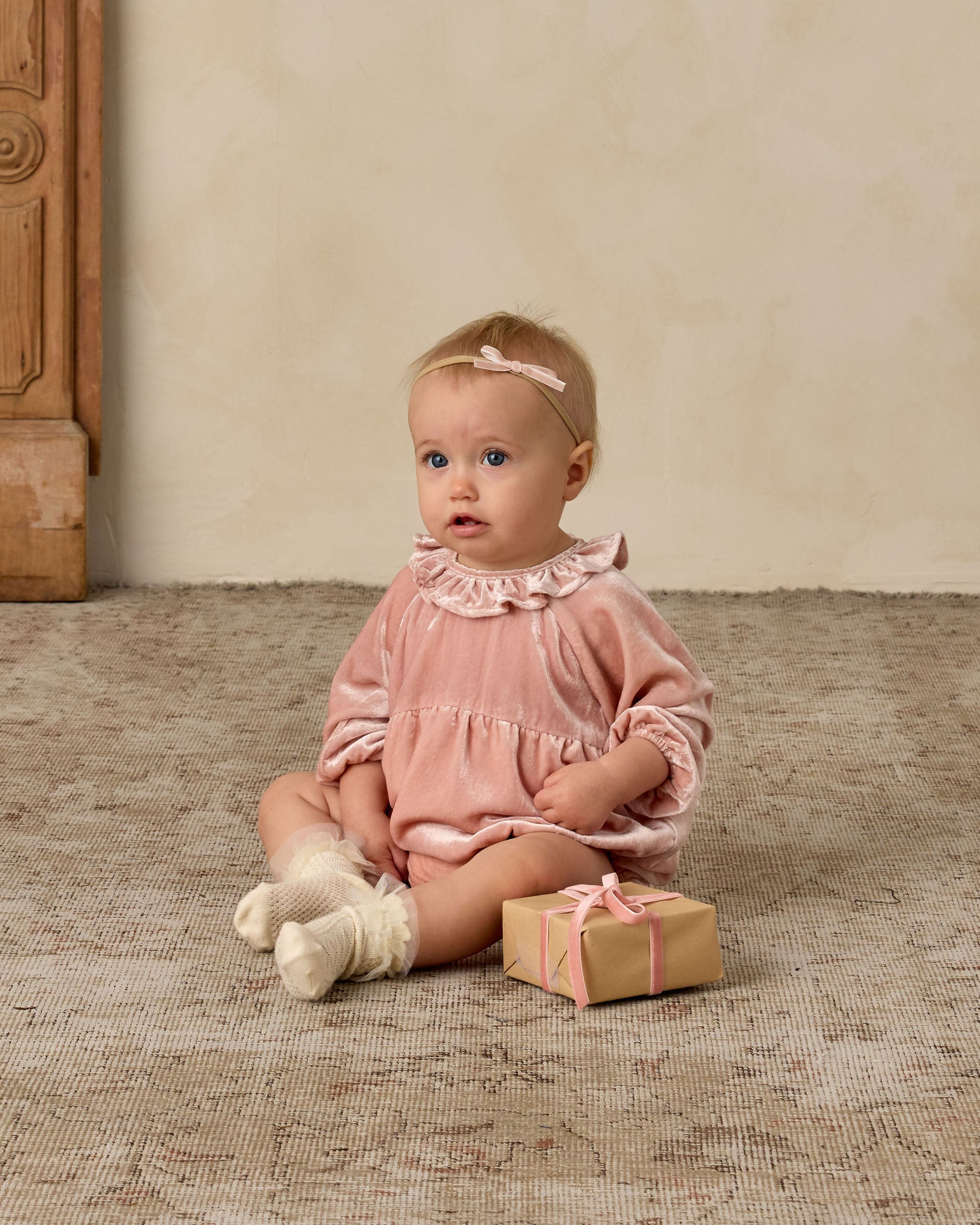 Baby Bow Headbands || Rose, Black