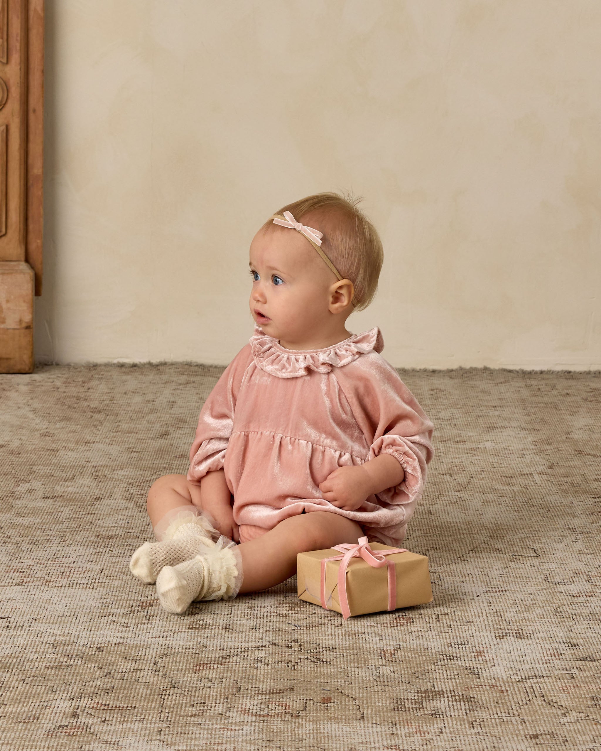 Baby Bow Headbands || Rose, Black