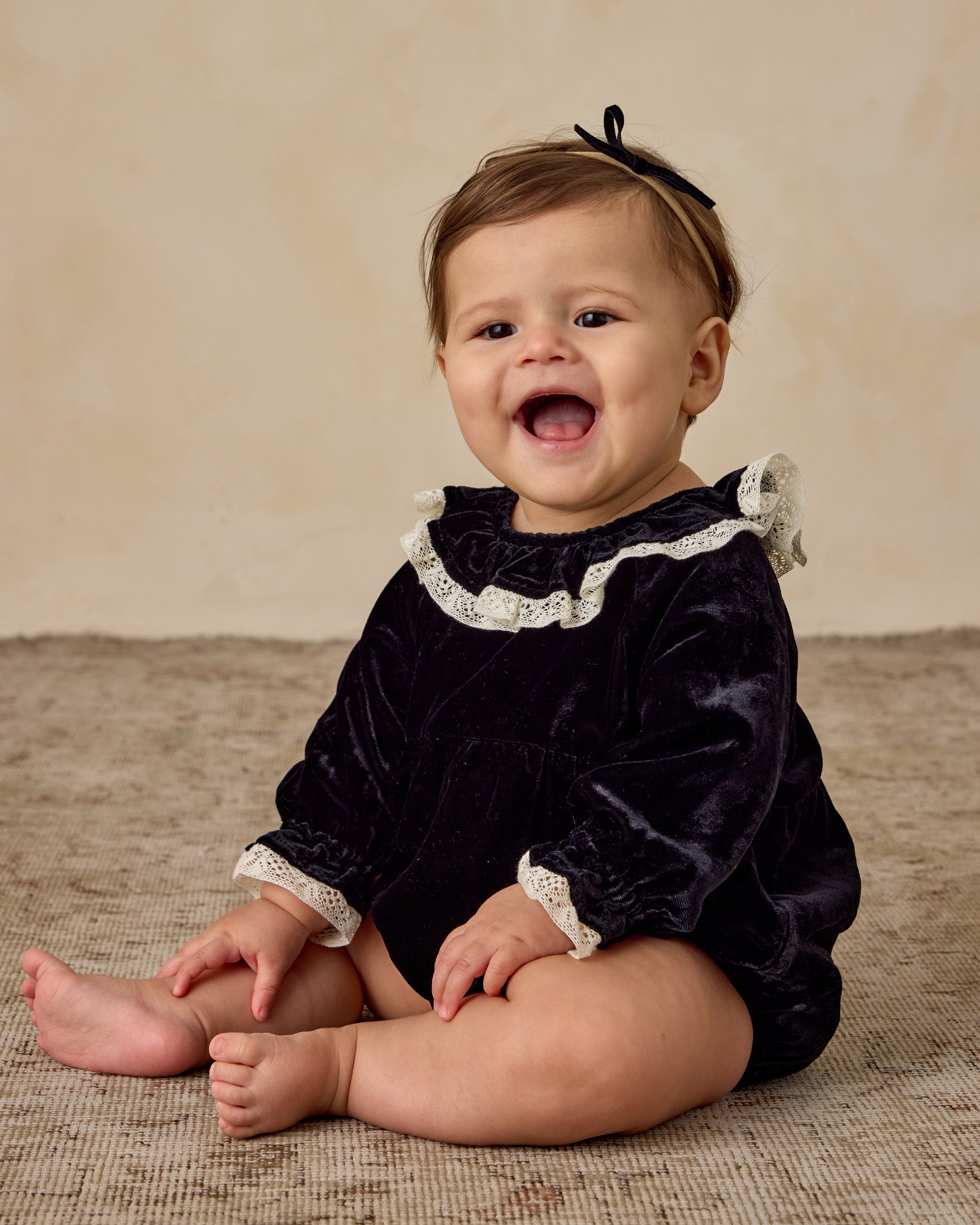 Adeline Romper | Black