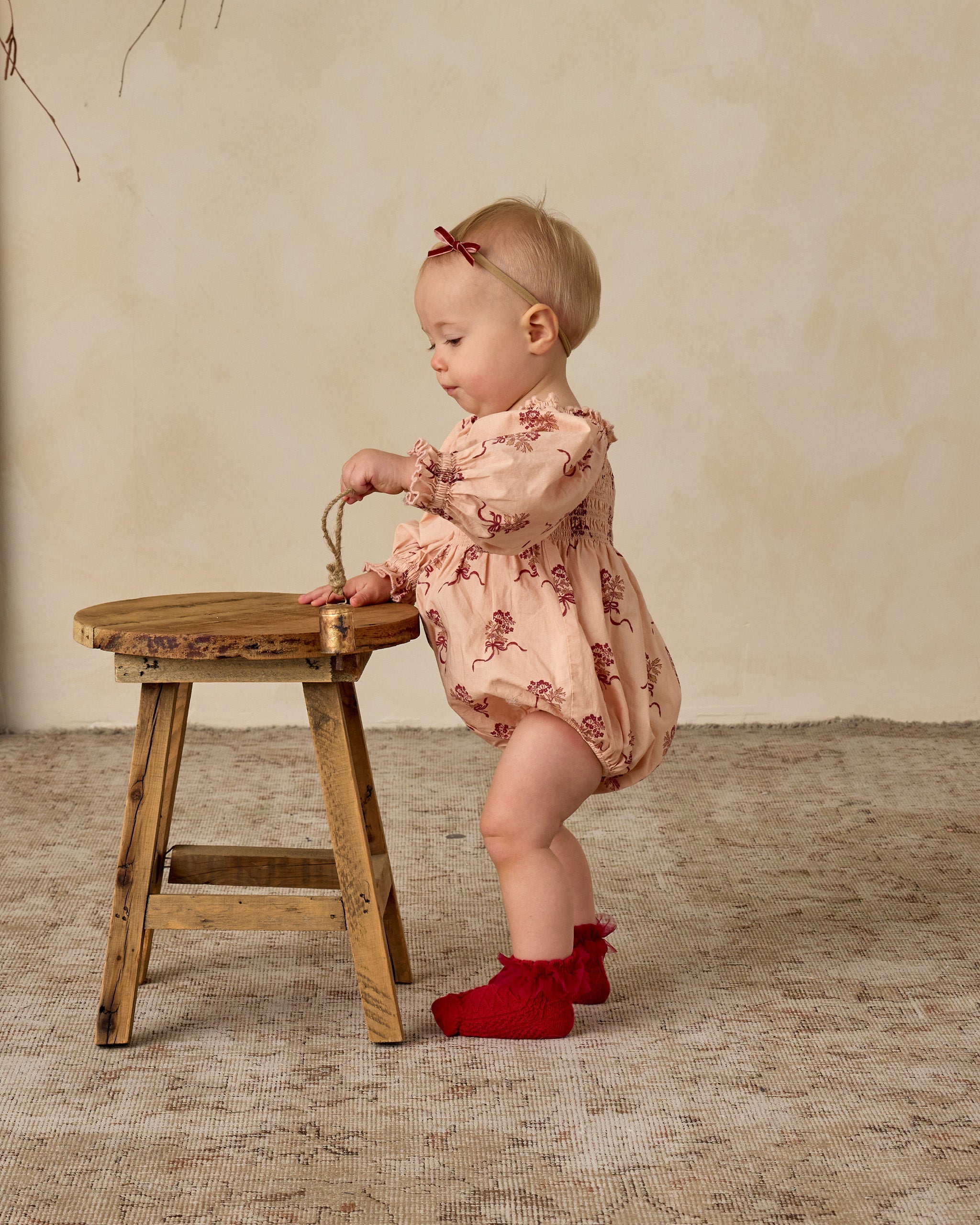 Autumn Romper | Vintage Ruby
