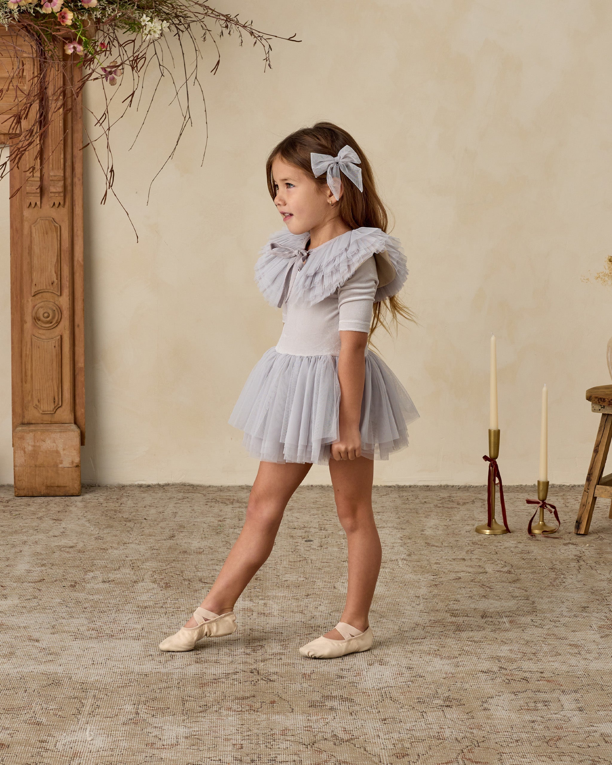 Ruffle Tulle Collar | Cloud