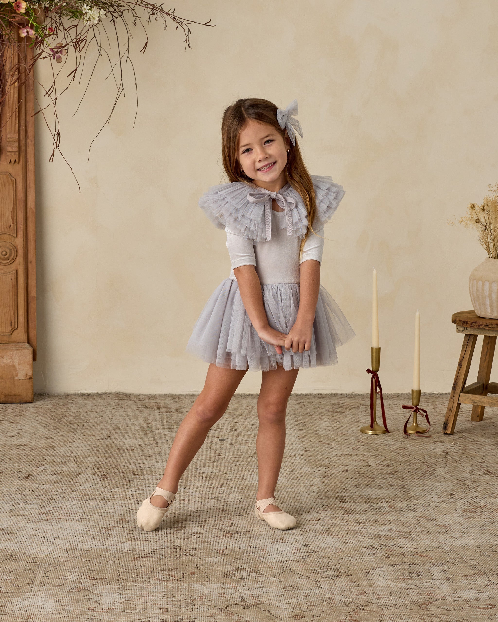 Ruffle Tulle Collar | Cloud