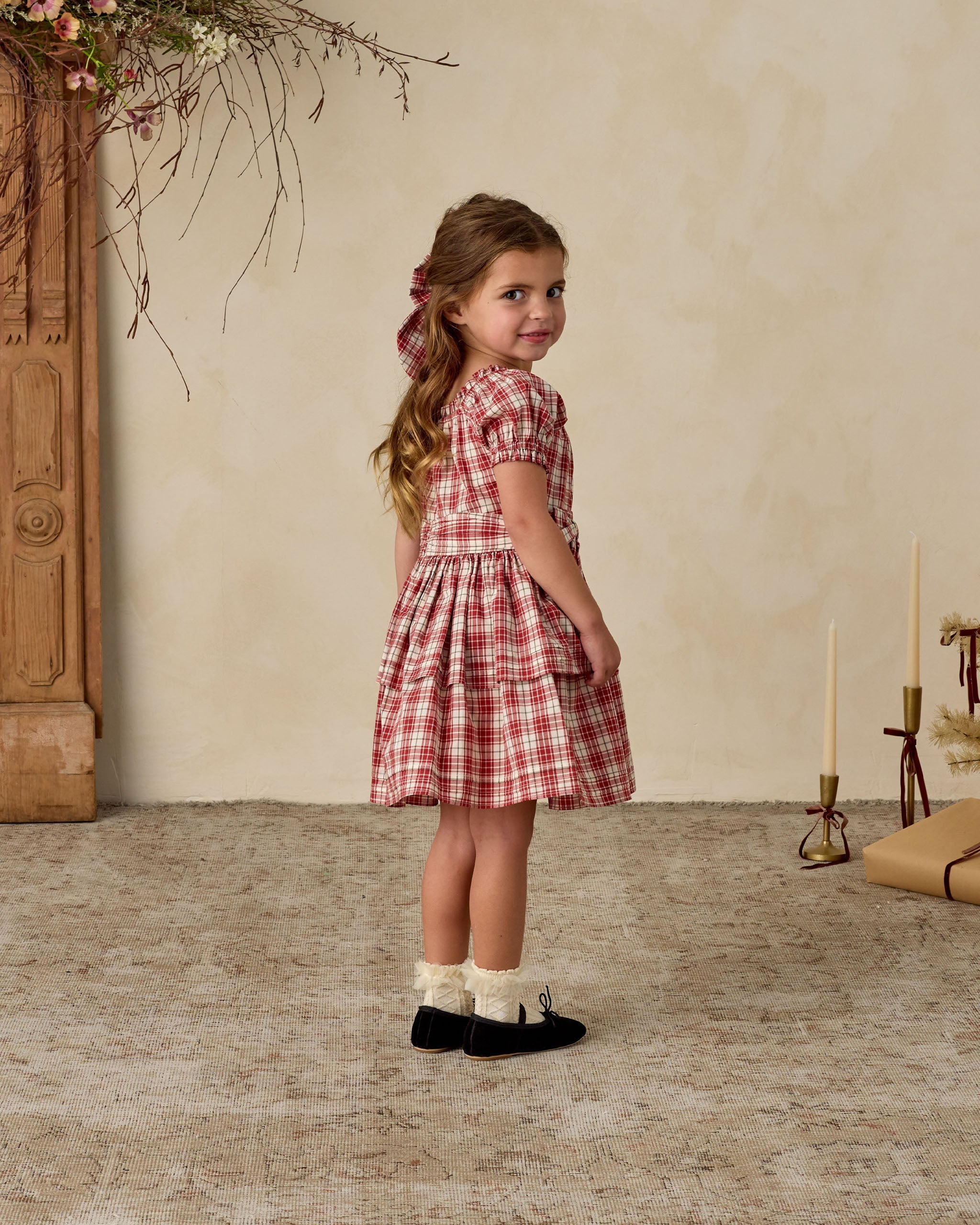 Everly Bow | Holiday Tartan