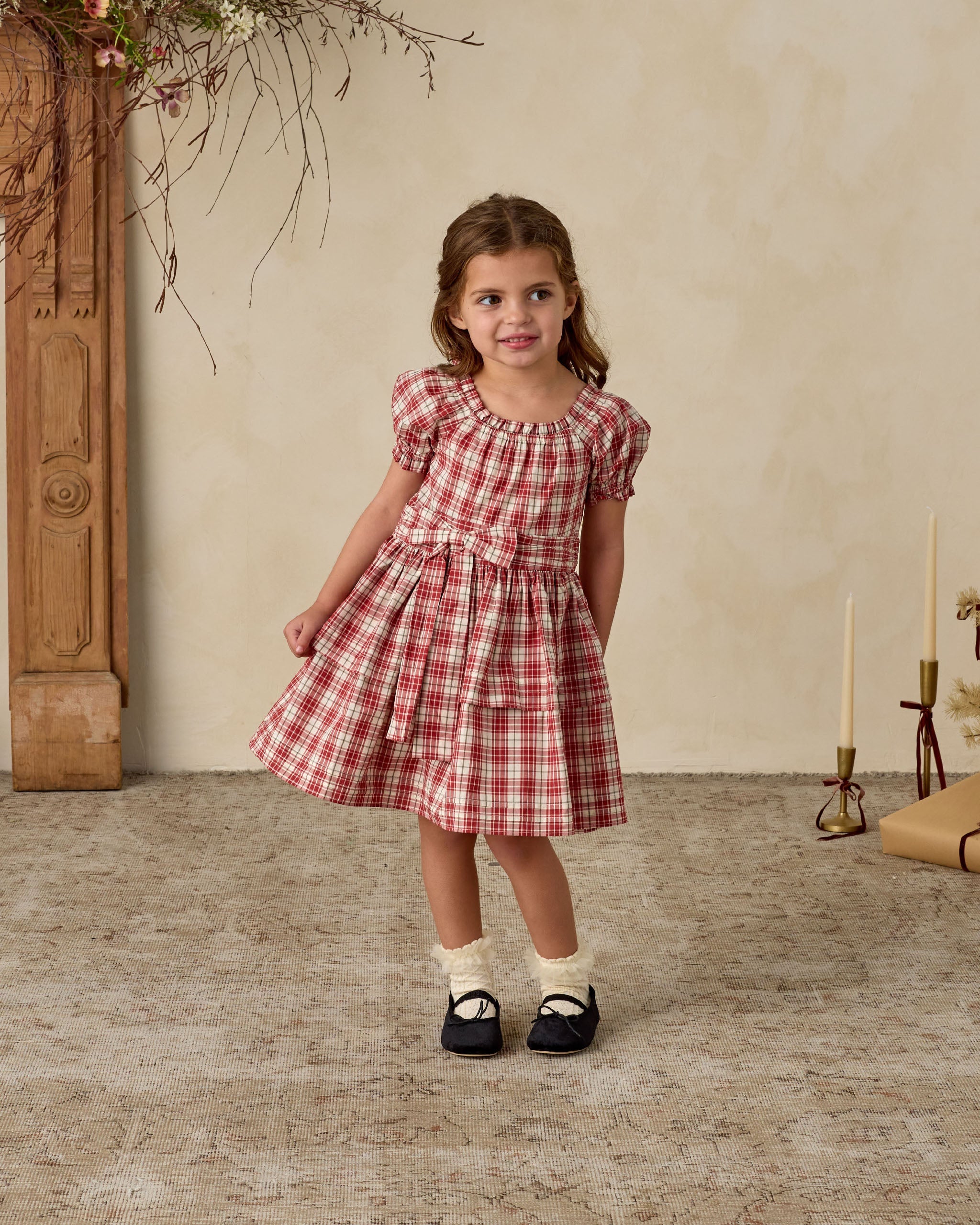 Annette Dress | Holiday Tartan