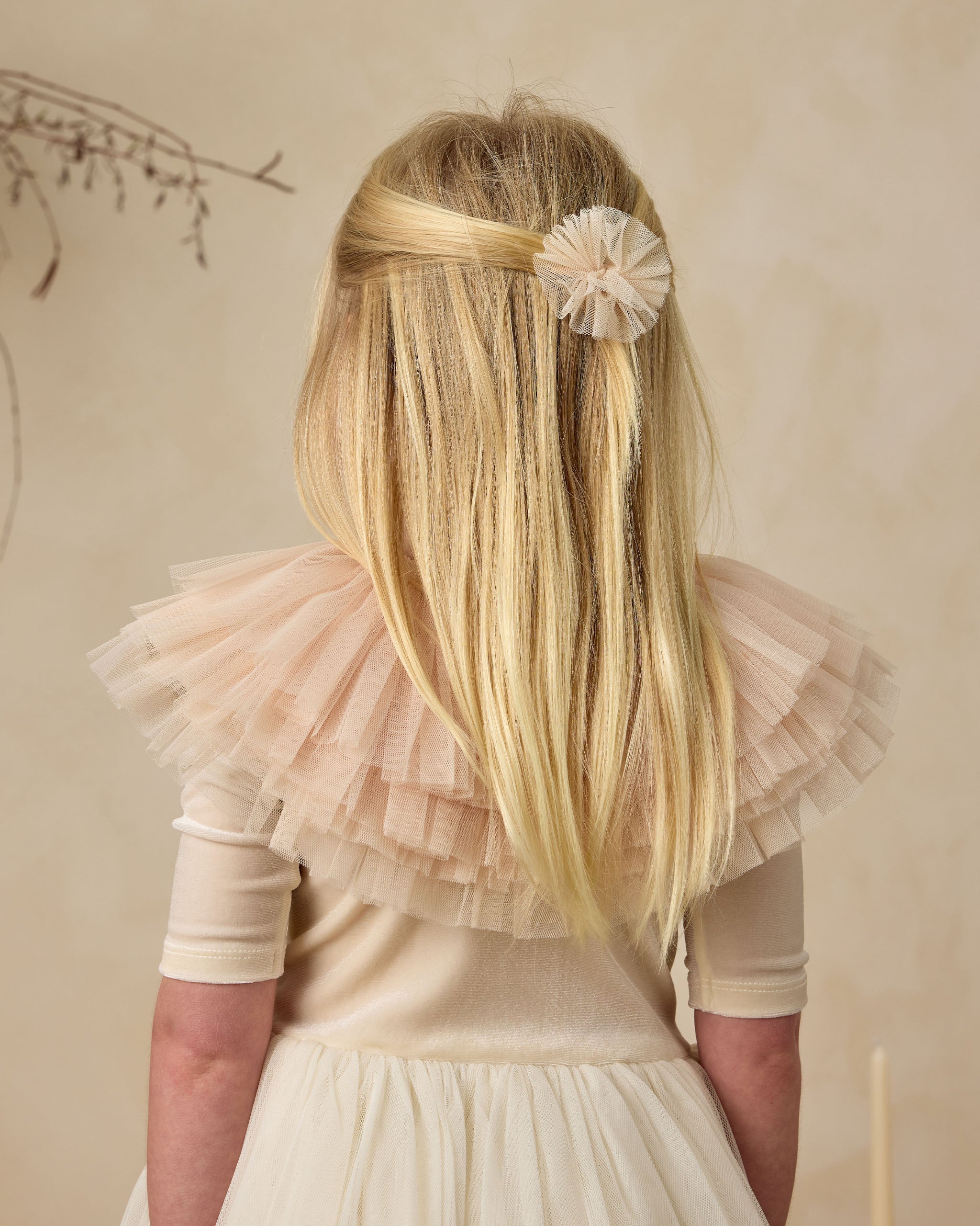 Flutter Tulle Clips | Antique