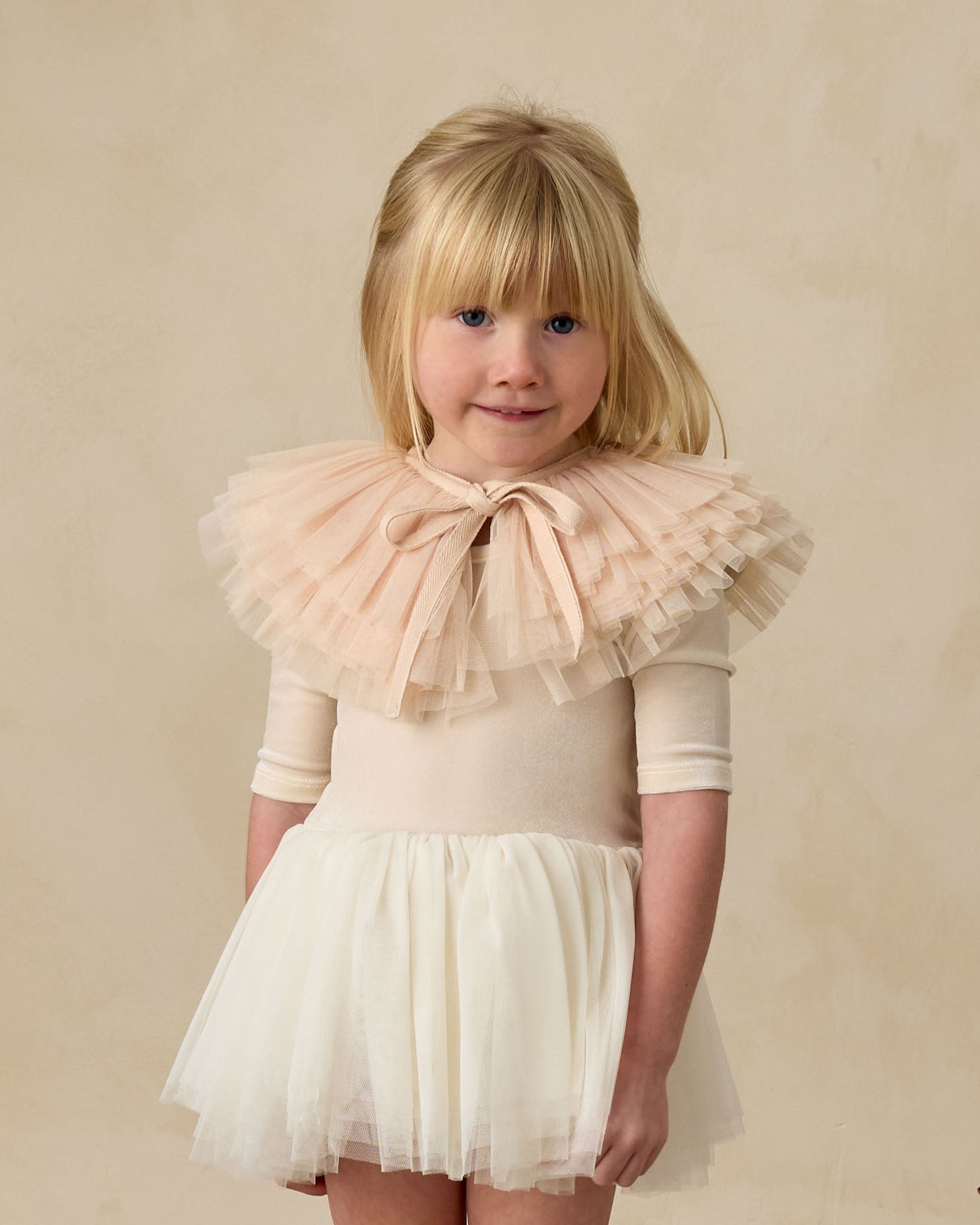 Ruffle Tulle Collar | Antique