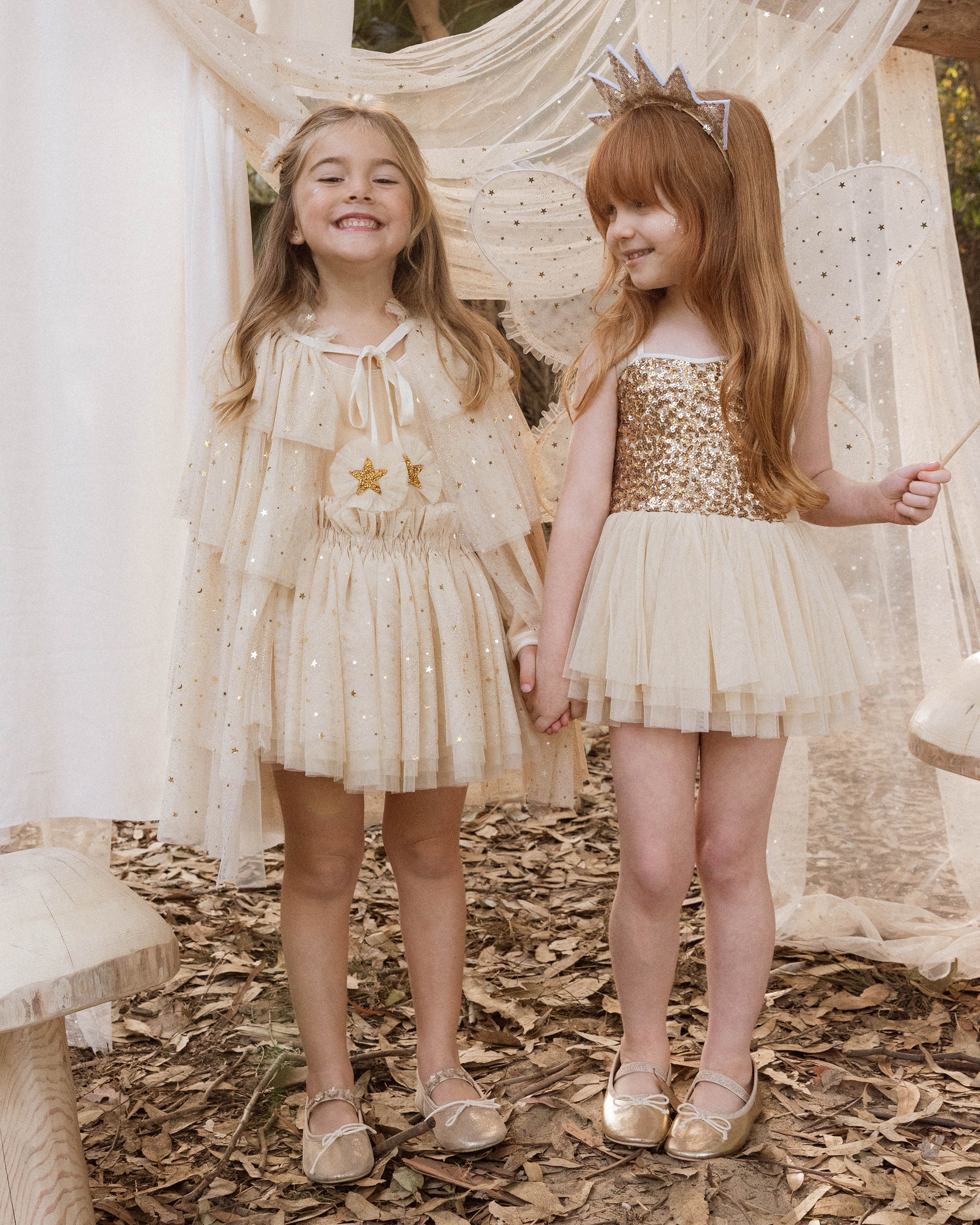 Lottie Tutu Set | Champagne - Rylee + Cru | Kids Clothes | Trendy Baby Clothes | Modern Infant Outfits |