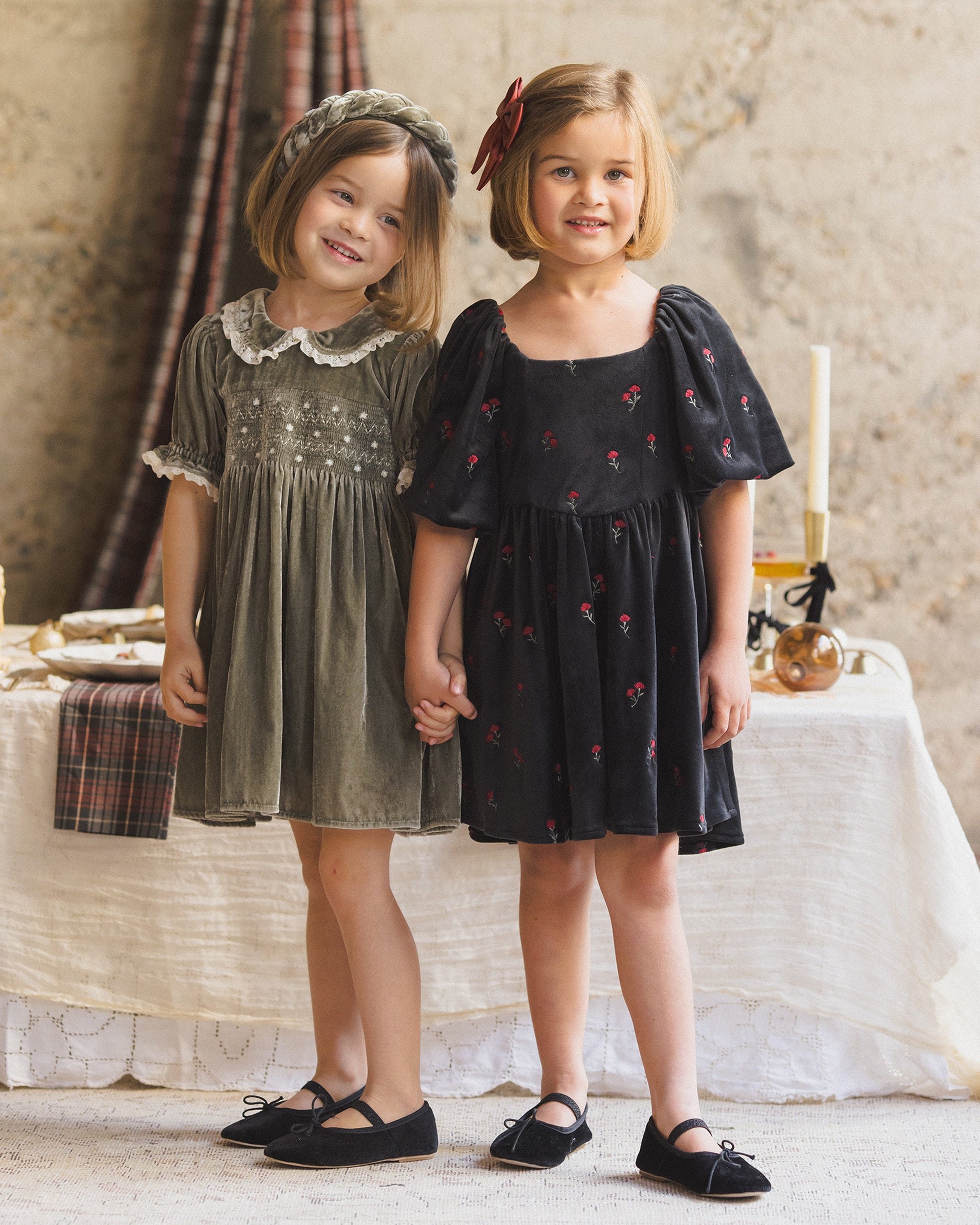 Nina Dress | Velvet Floral