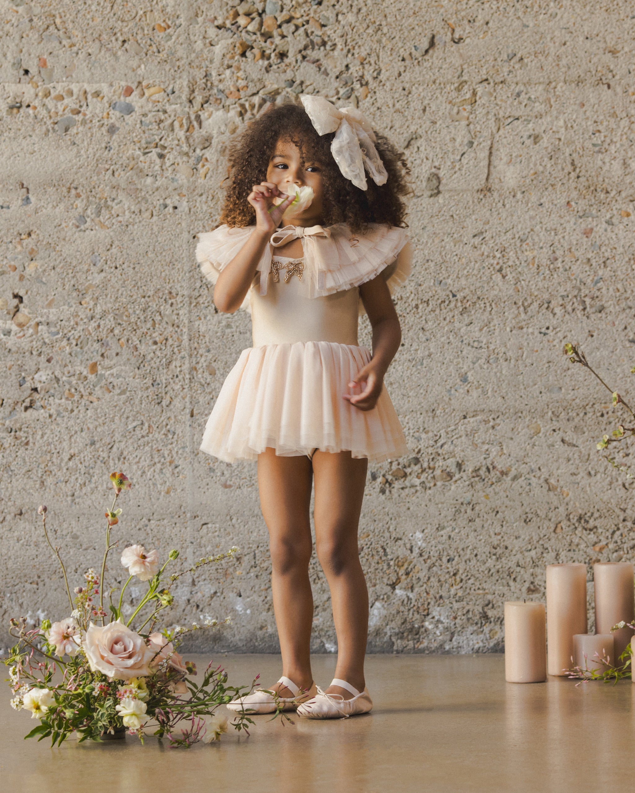Ruffle Tulle Collar | Antique
