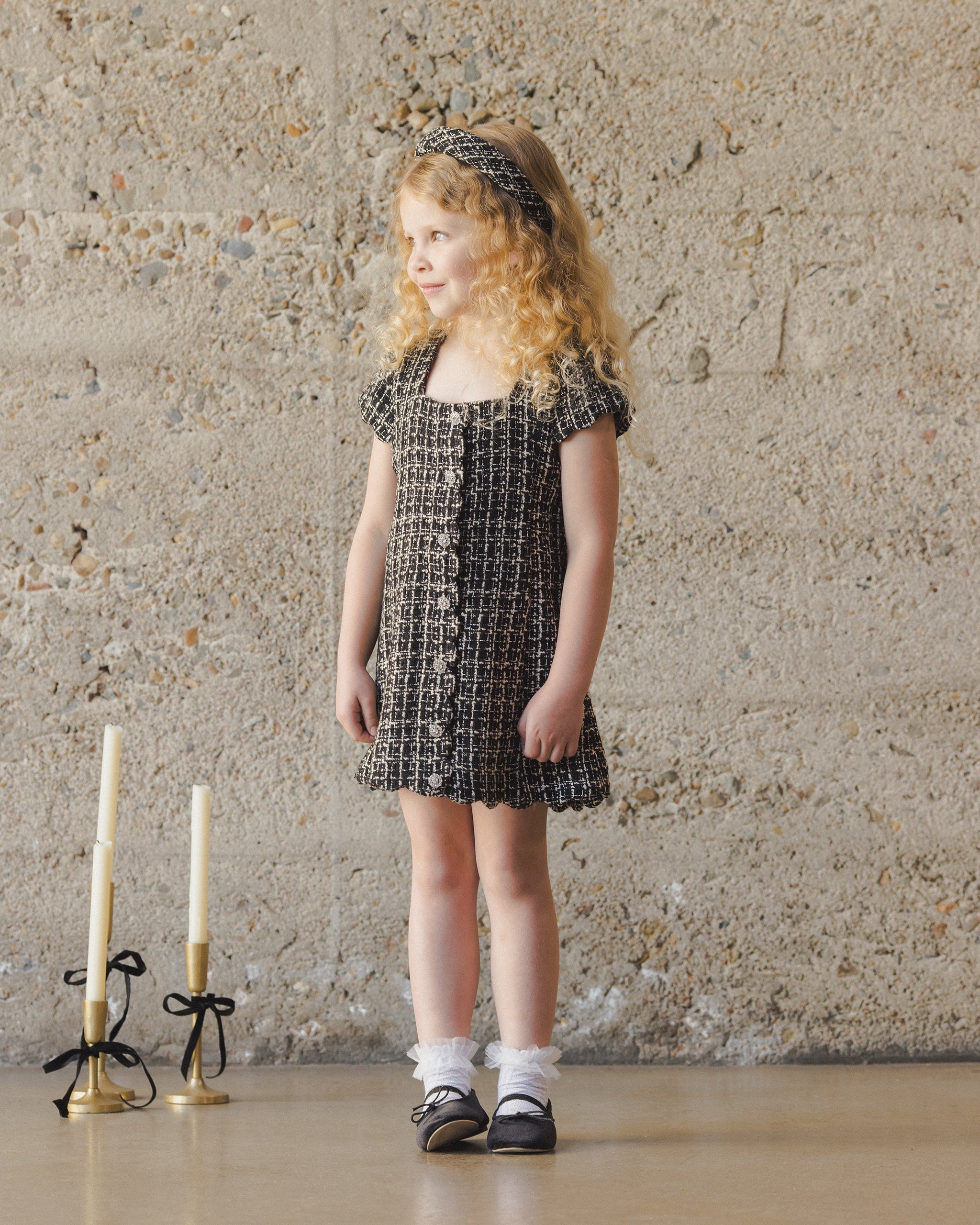 Ruffle Socks | Ruby, Silver Shimmer