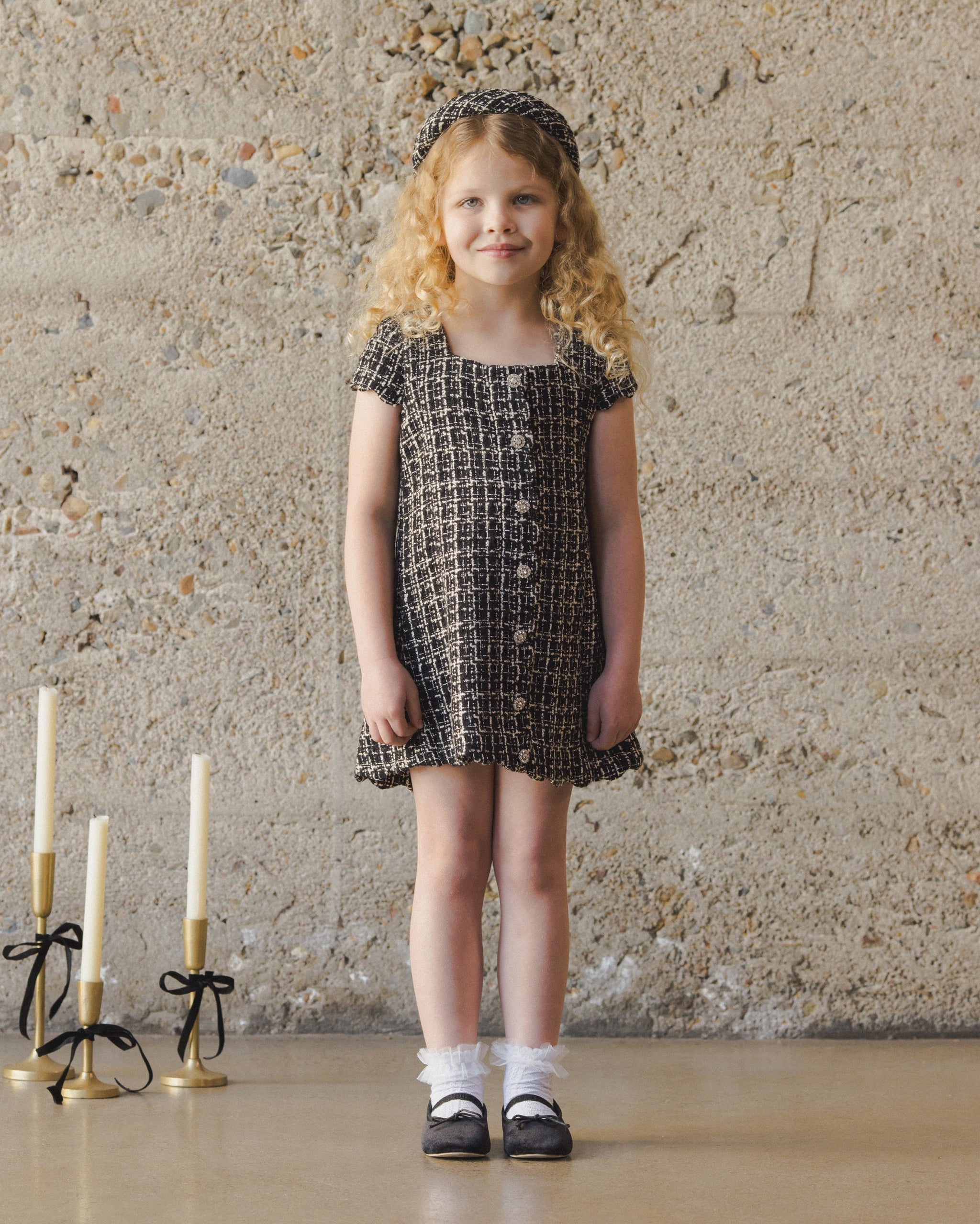 Ruffle Socks | Ruby, Silver Shimmer
