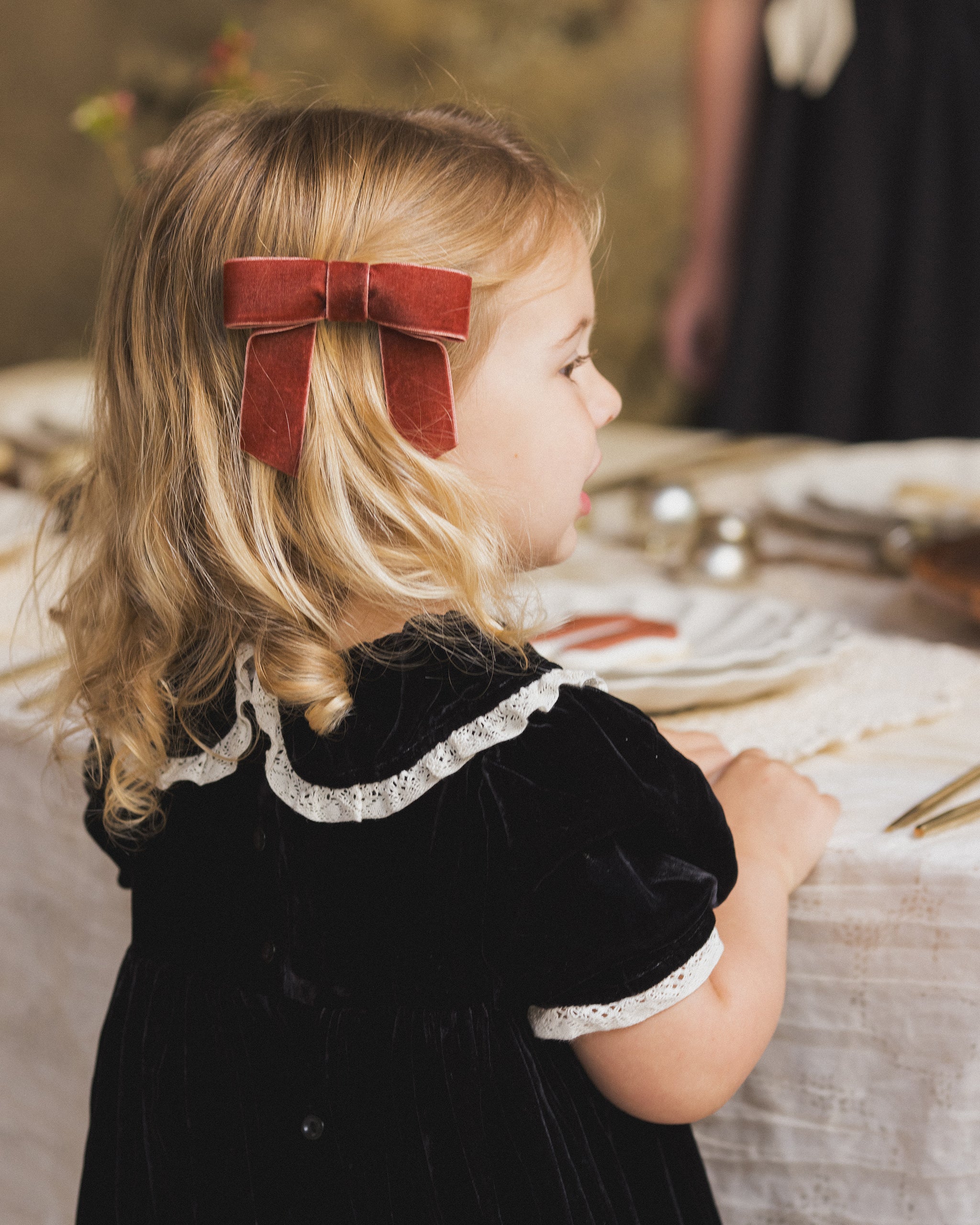 Velvet Bow | Ruby