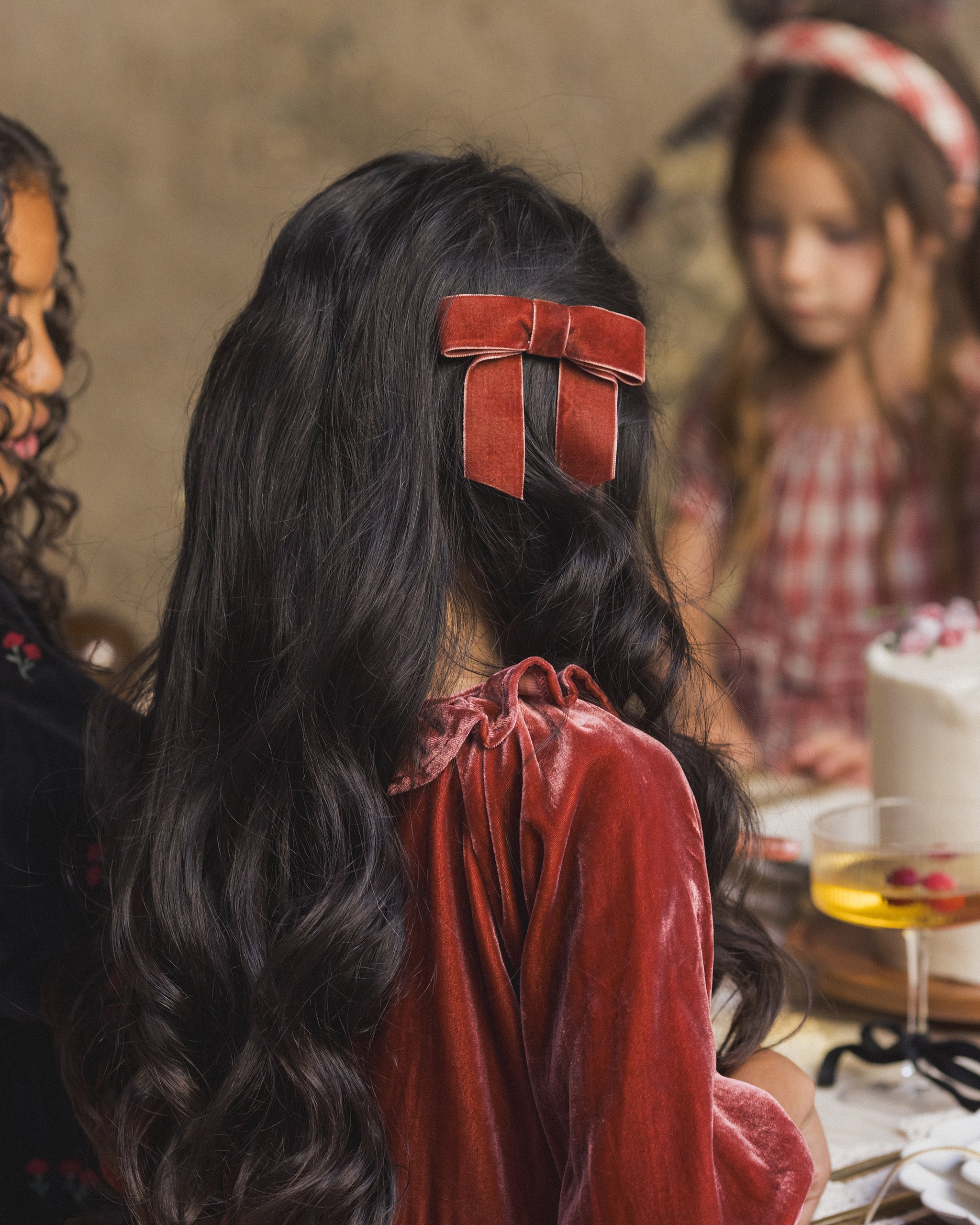 Velvet Bow | Ruby
