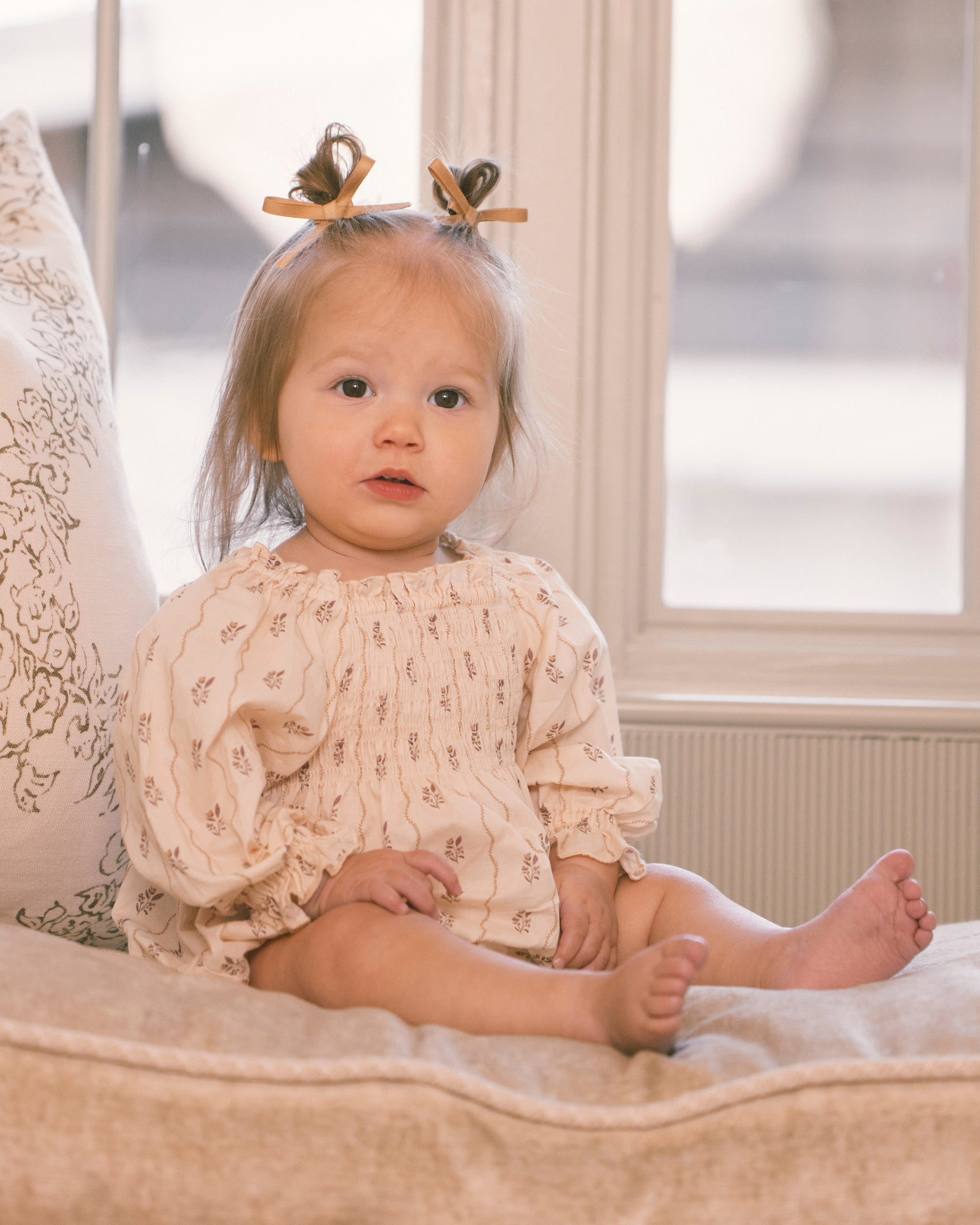 Autumn Romper Floral Stripe