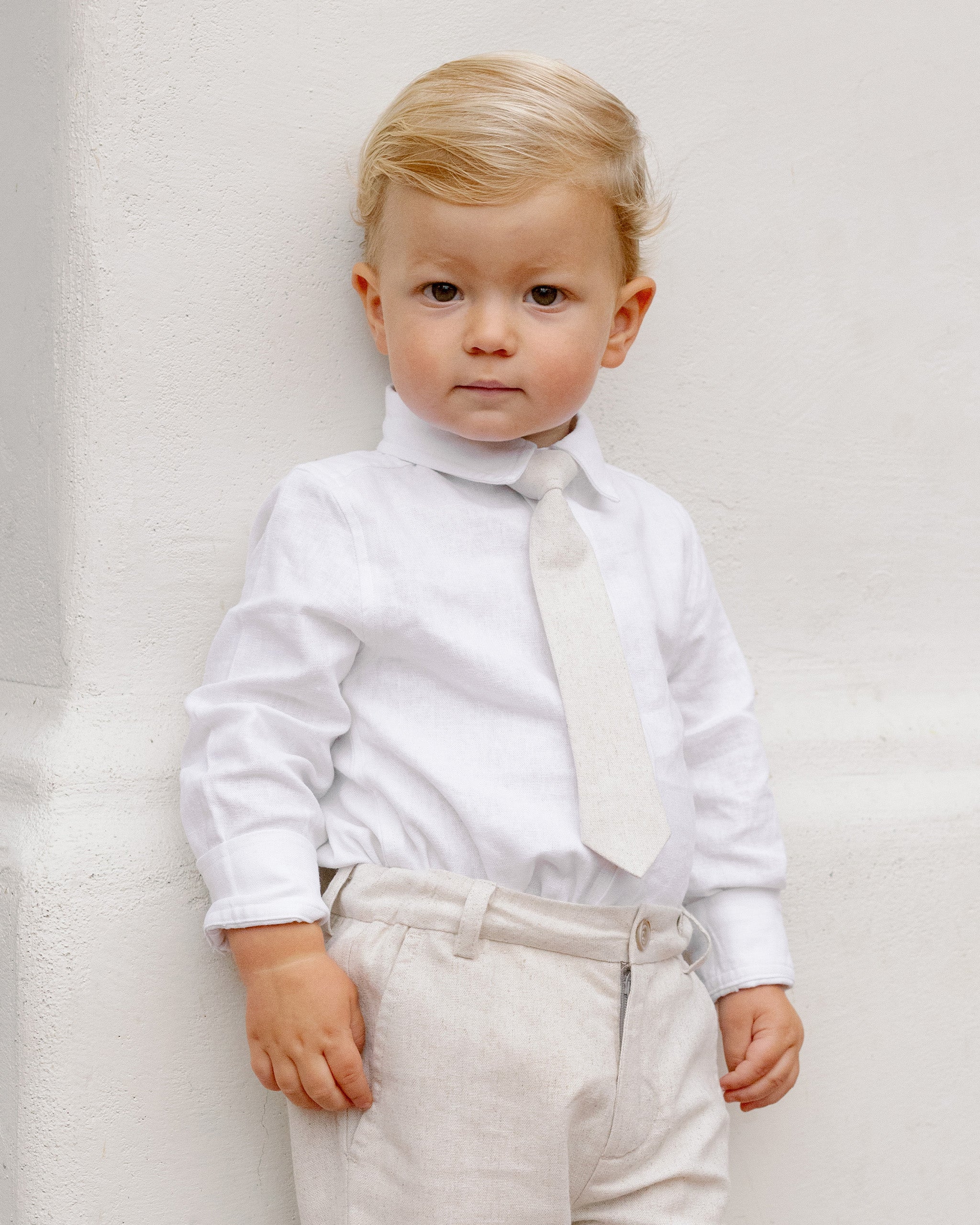 Skinny Tie || Linen**