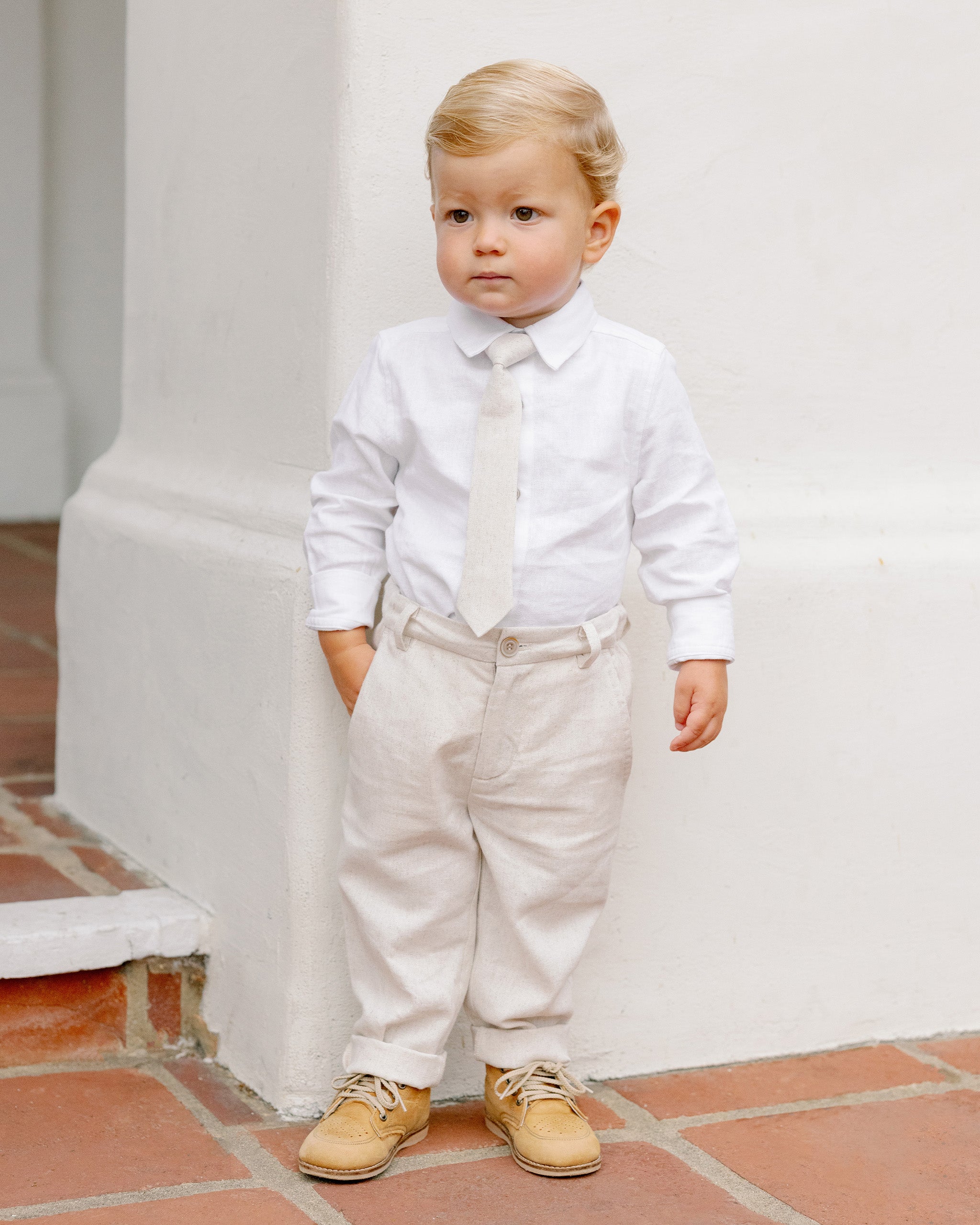 Skinny Tie || Linen**