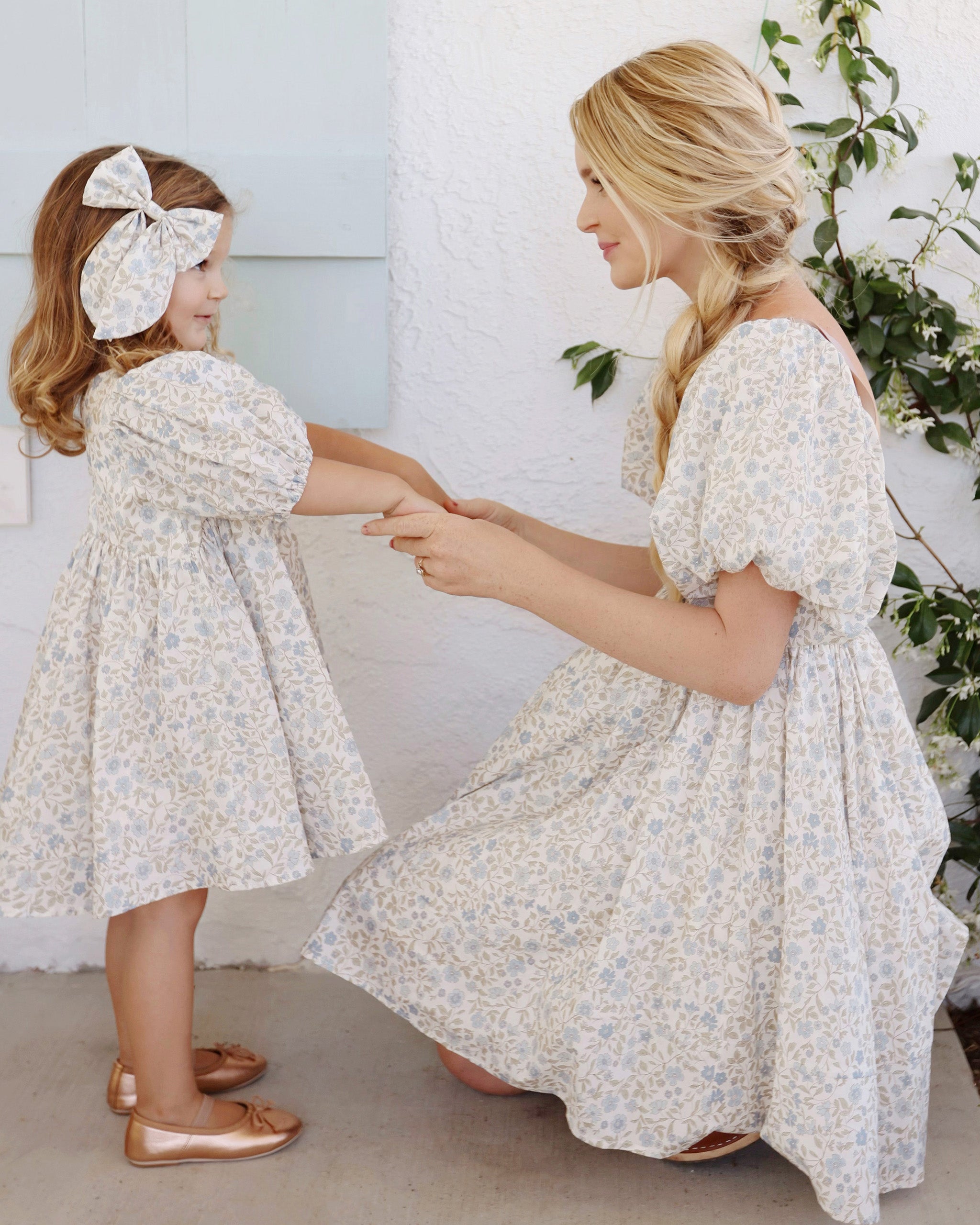 Isabella Dress | Blue Garden