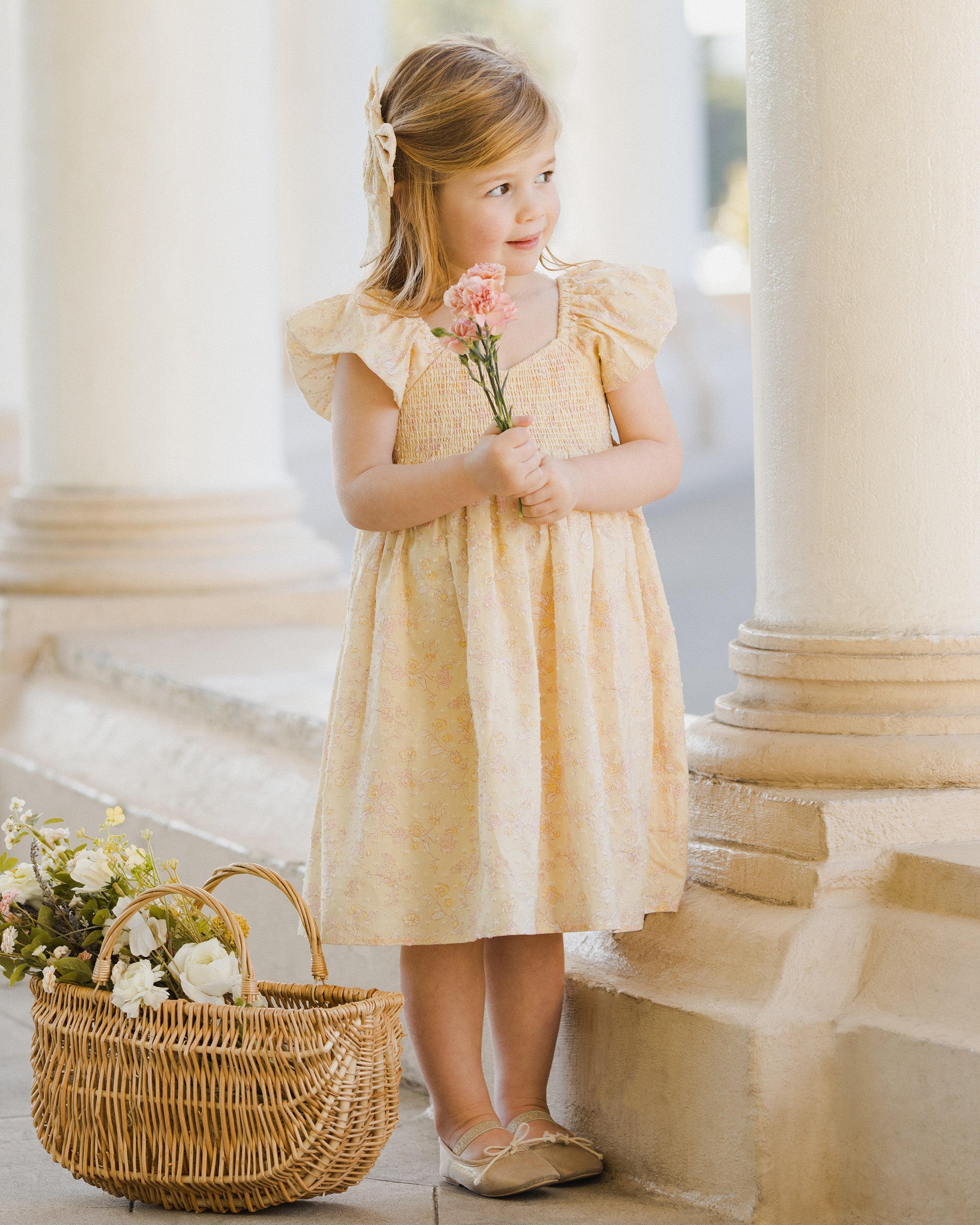 Hazel Dress | Lemon Floral