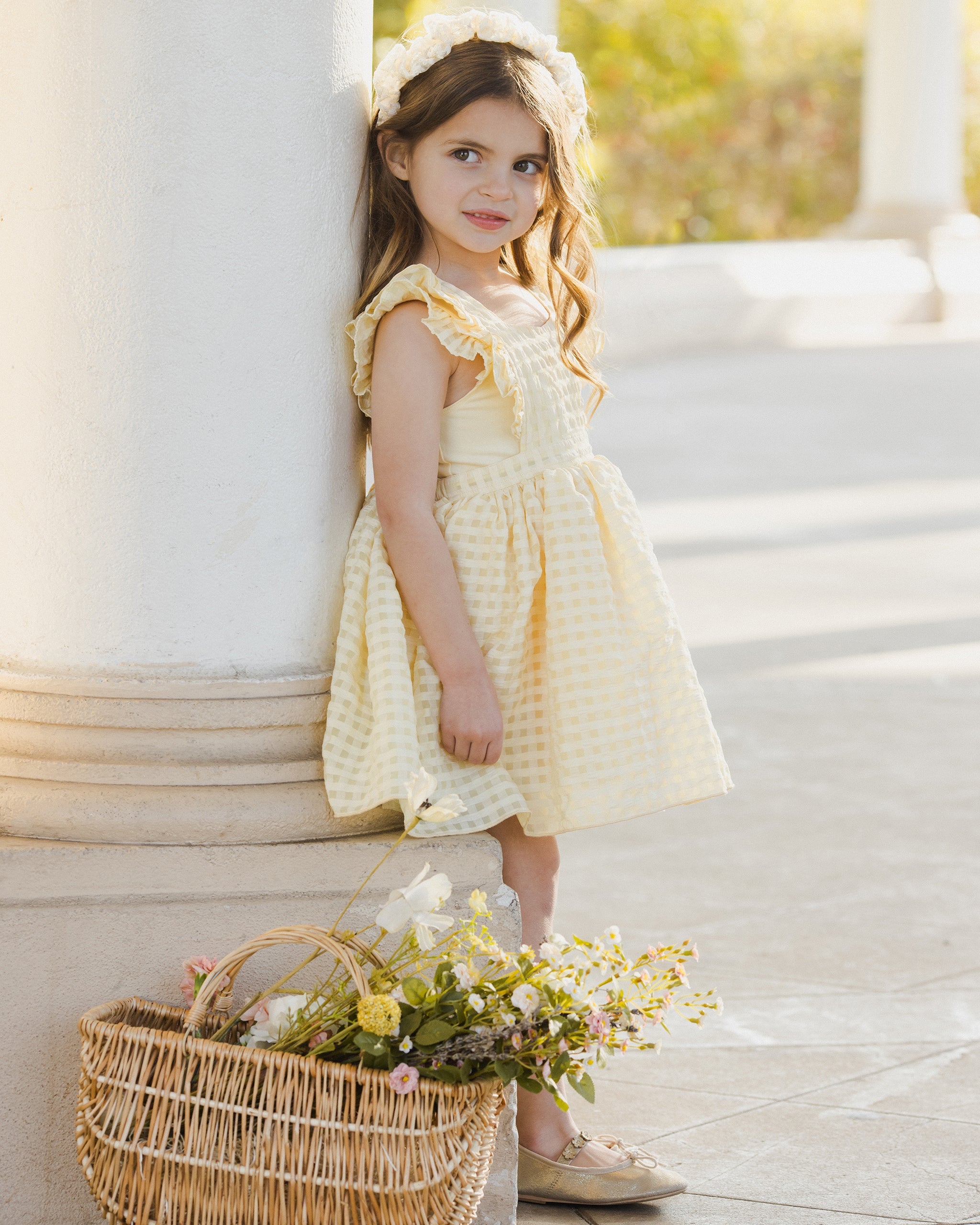 Provence Dress | Lemon Check