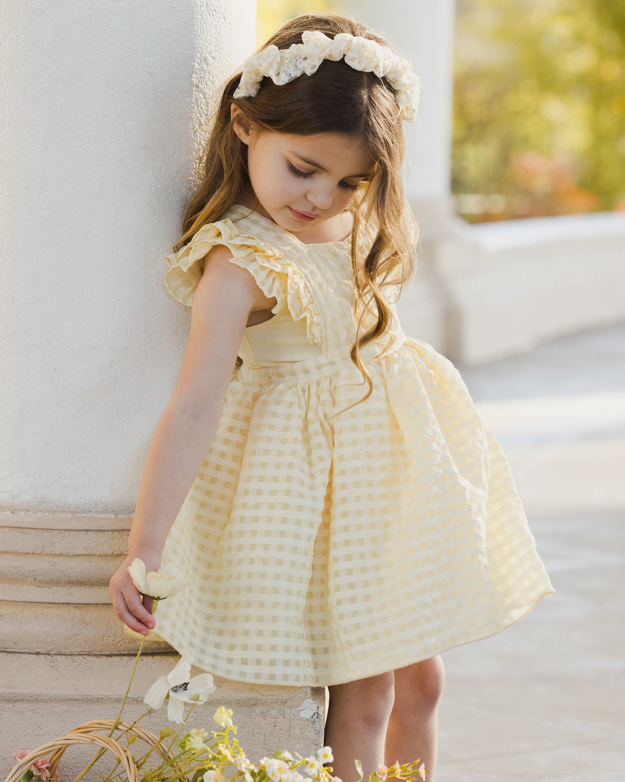 Provence Dress | Lemon Check