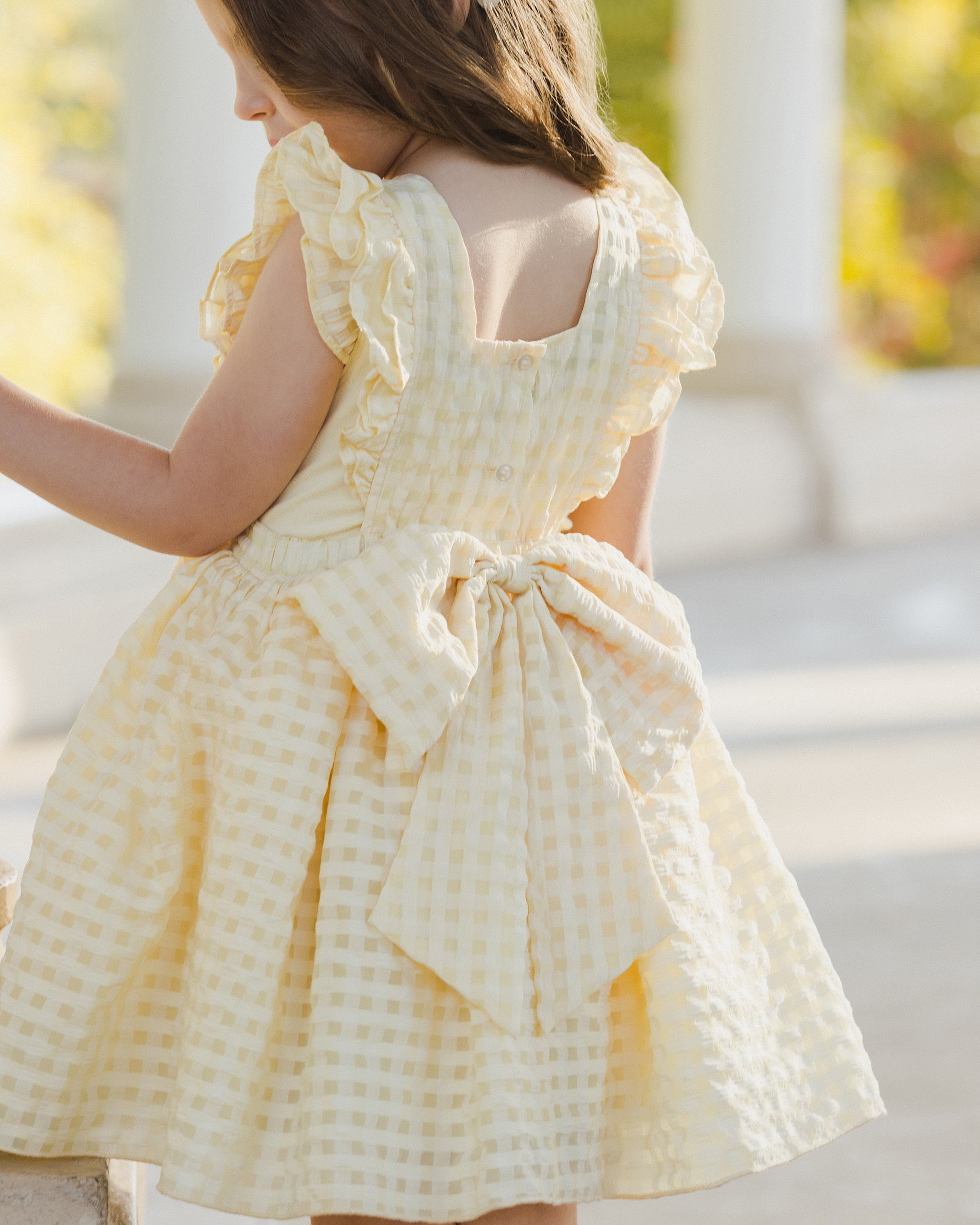 Provence Dress | Lemon Check