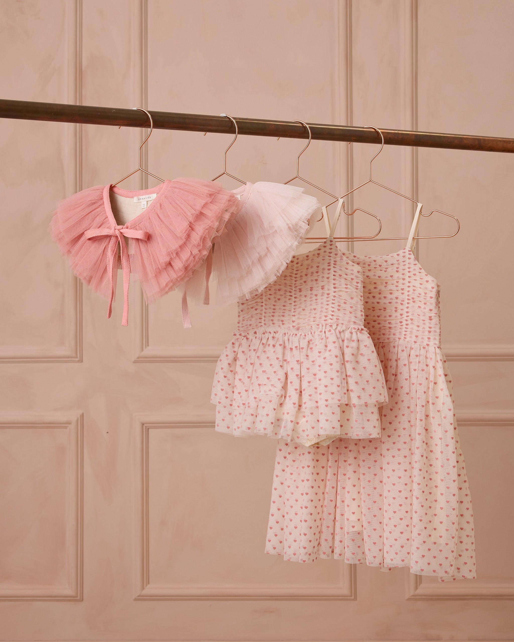 Ruffle Tulle Collar | Blush