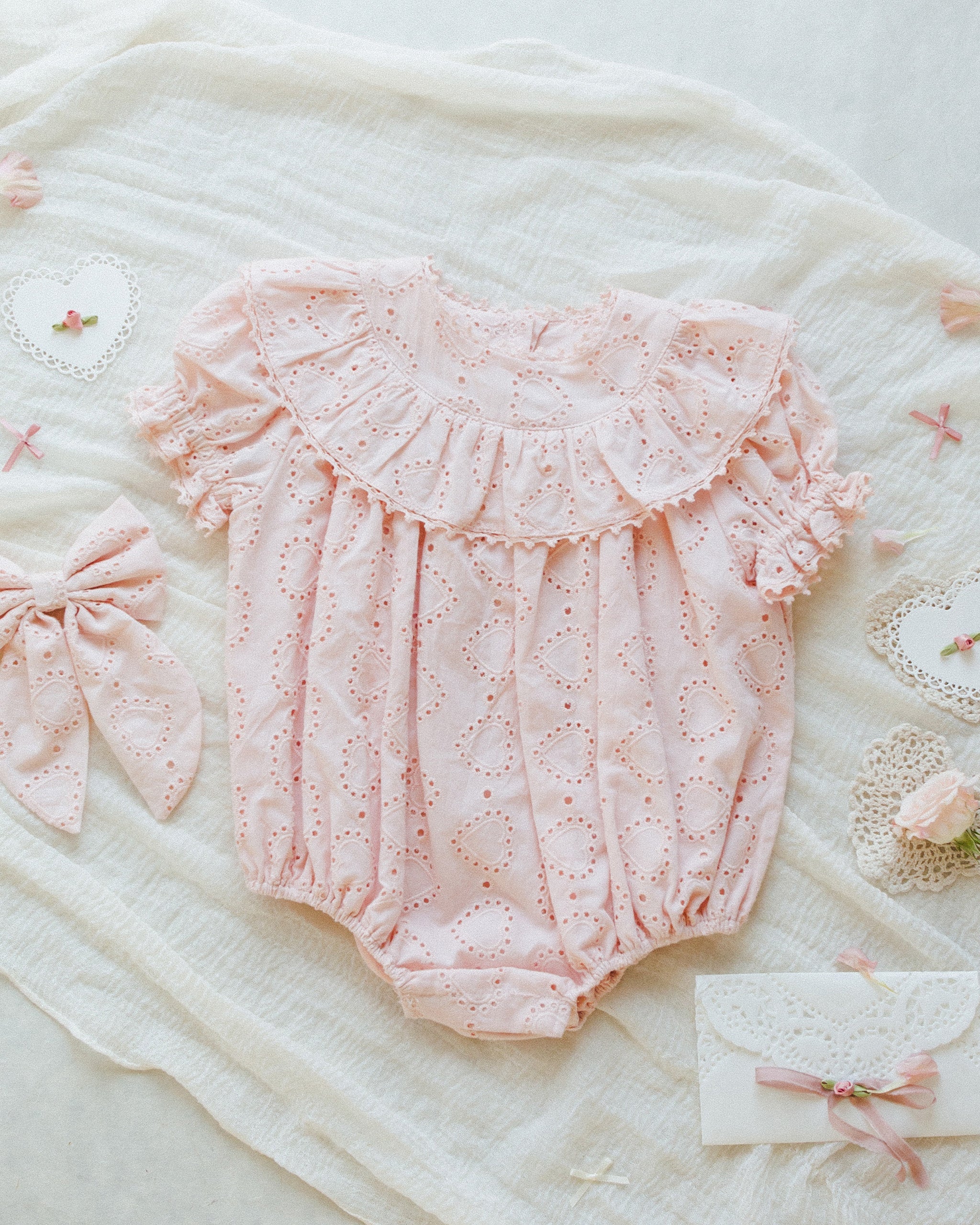 Everly Bow || Blush