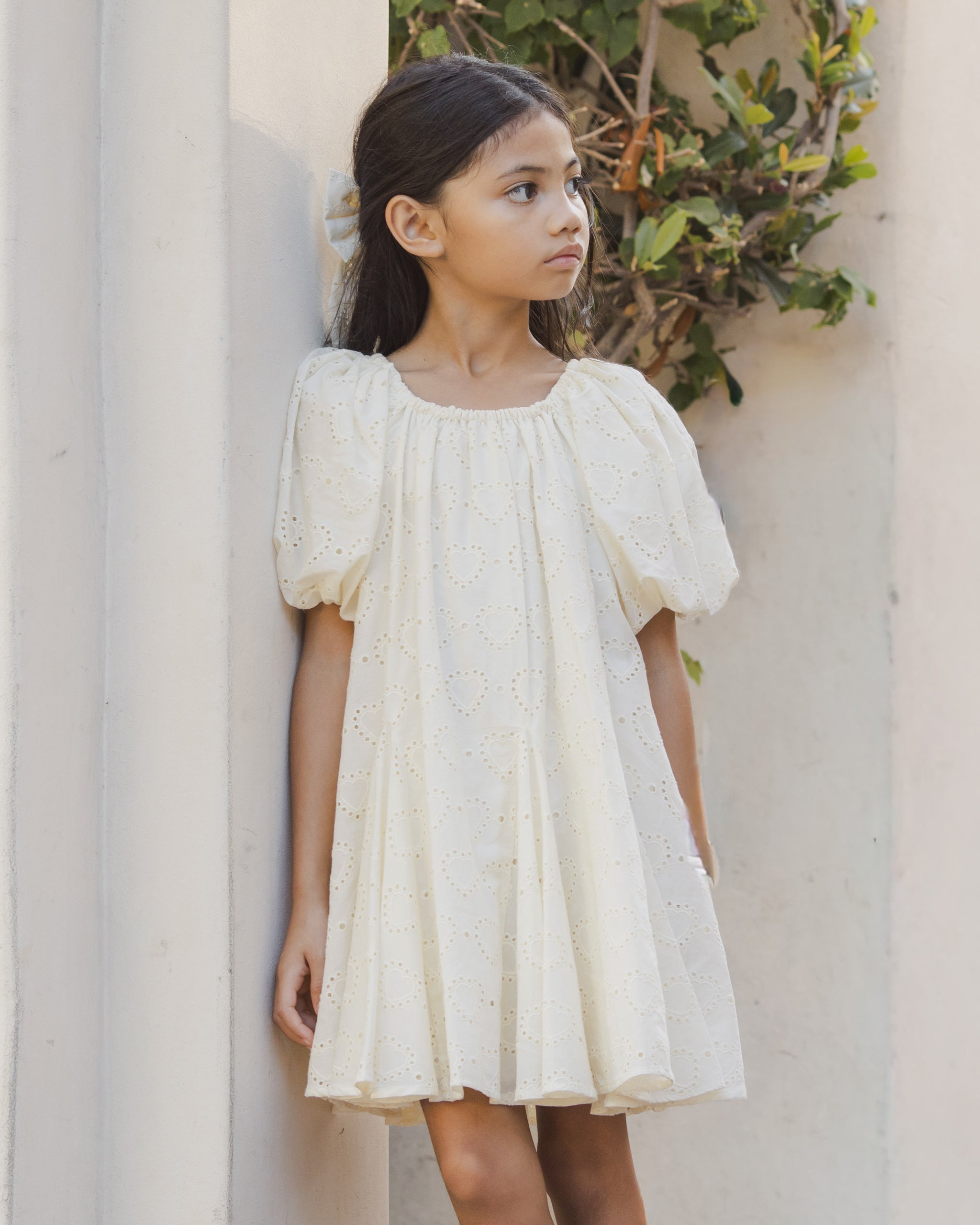 Maia Dress Heart Eyelet