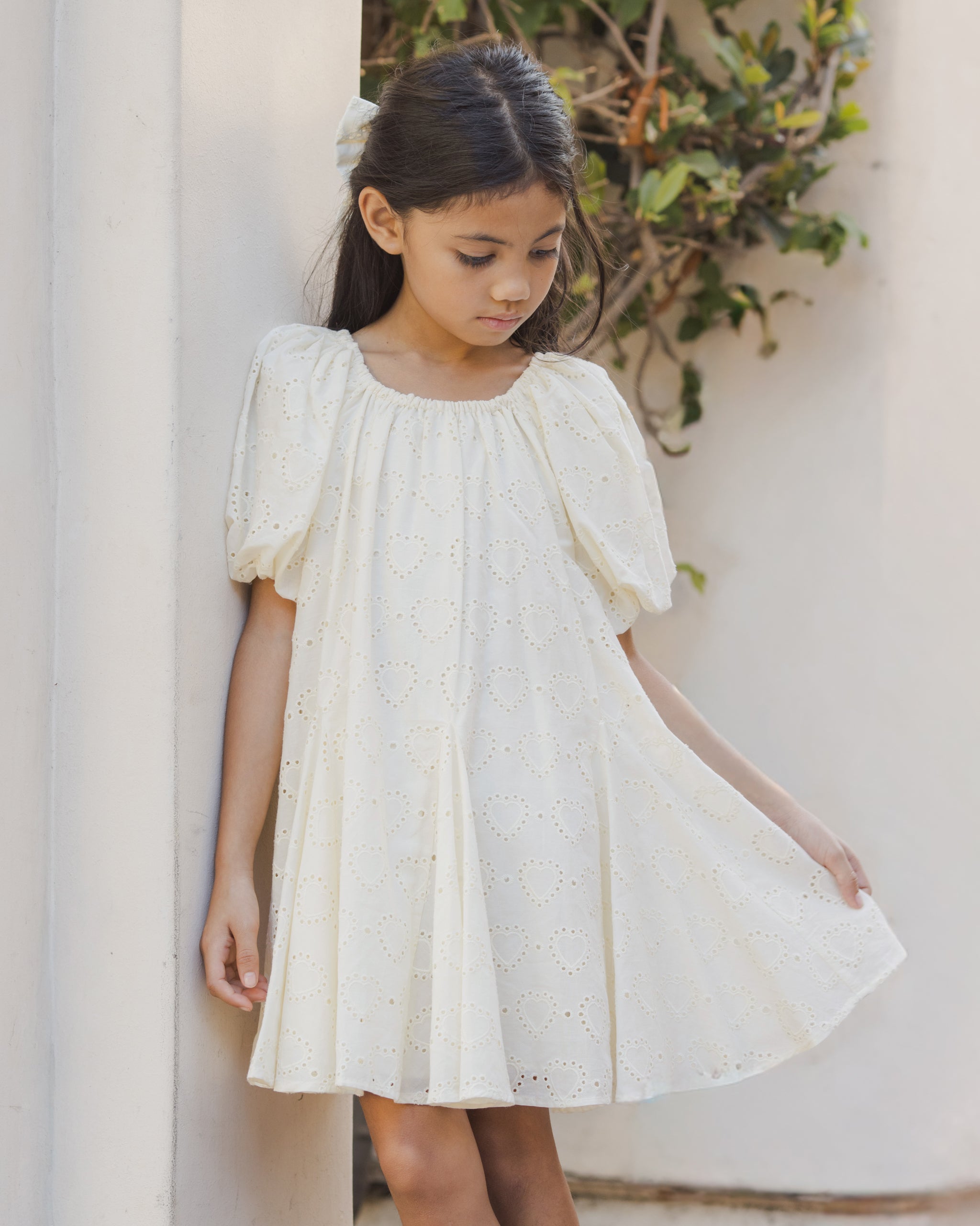 Maia Dress Heart Eyelet