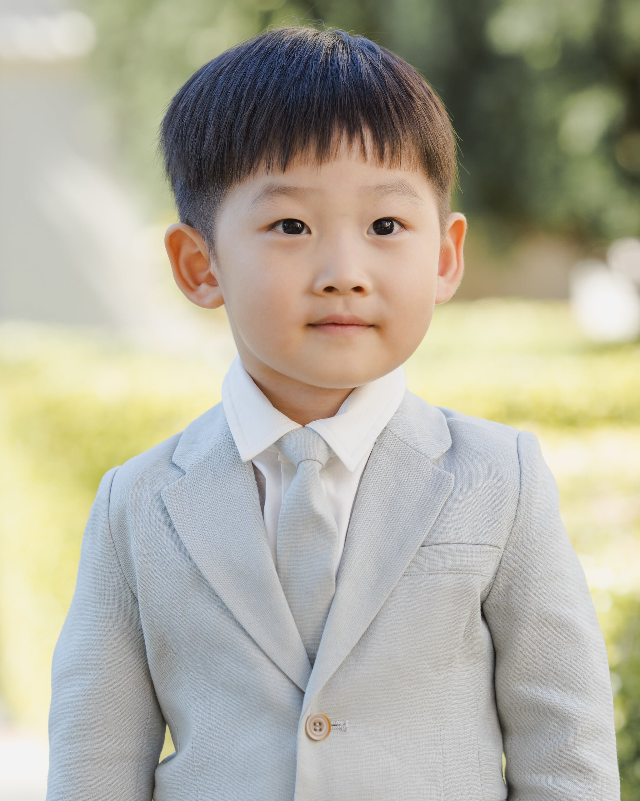 Skinny Tie Heathered Mist