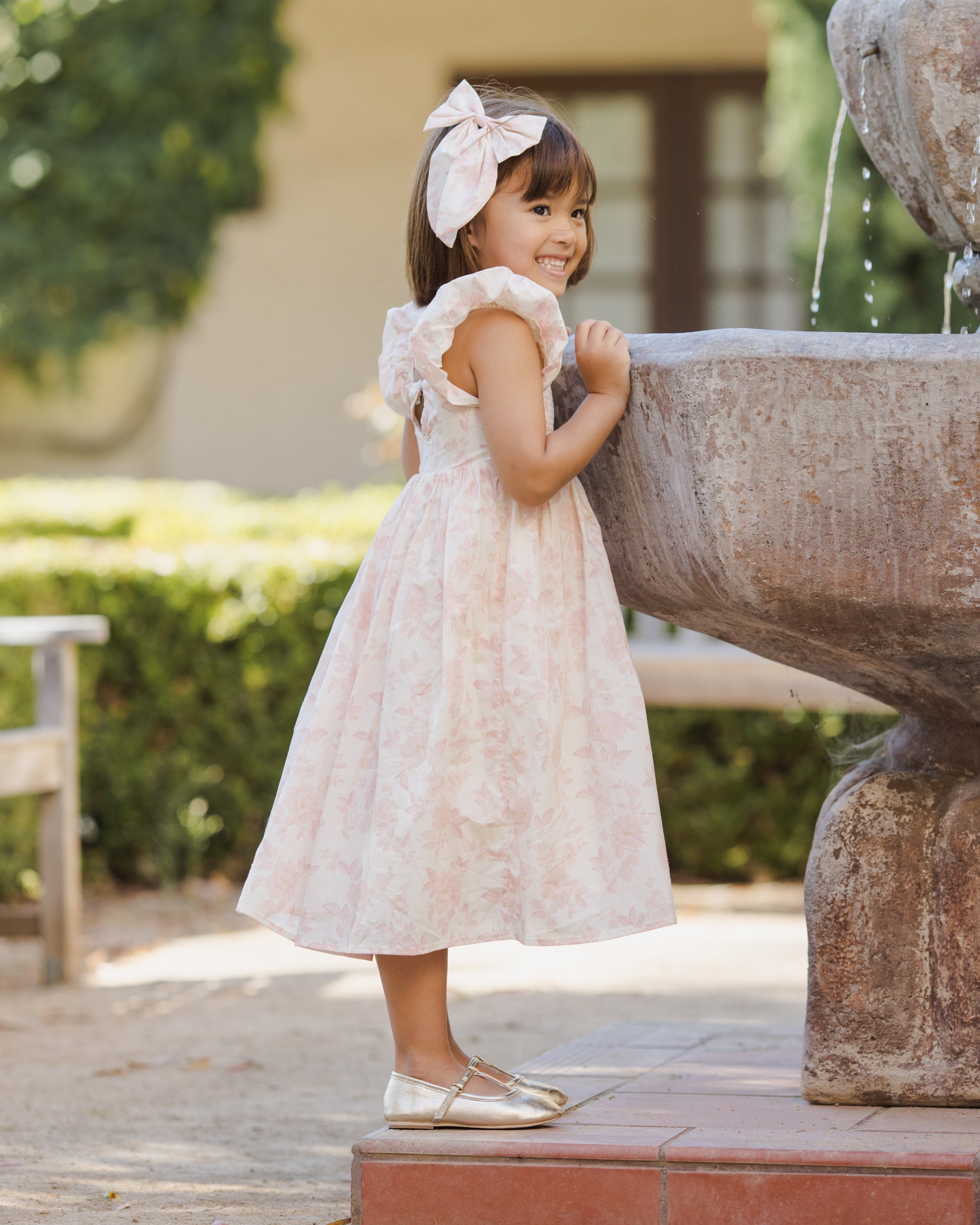 Hazel Dress Blush English Rose