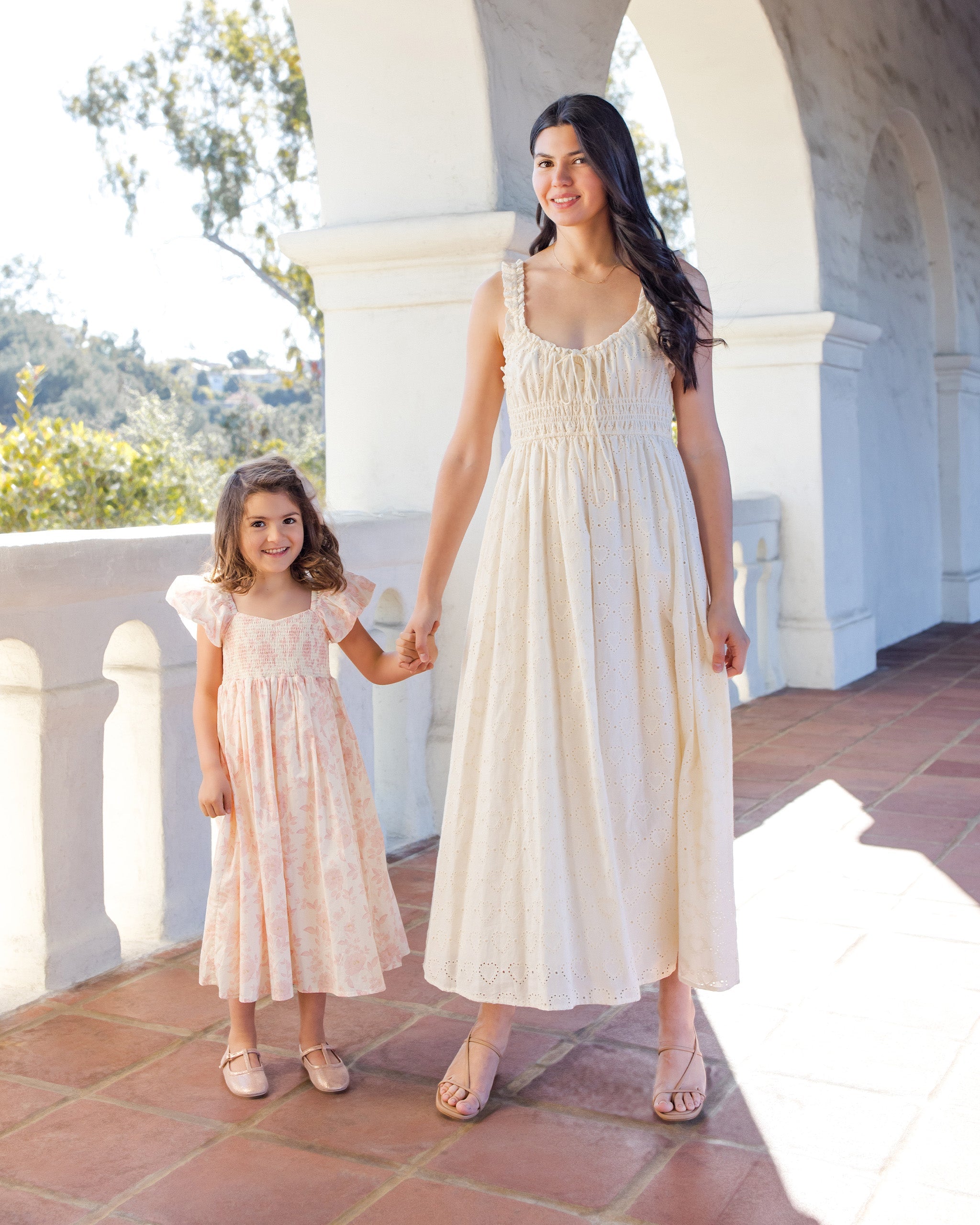 Hazel Dress Blush English Rose