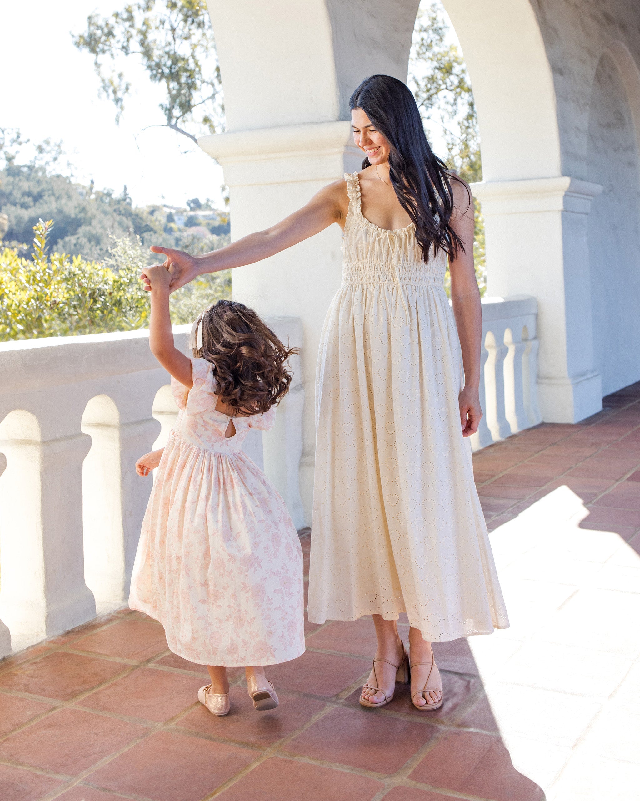 Women's Jane Dress Heart Eyelet