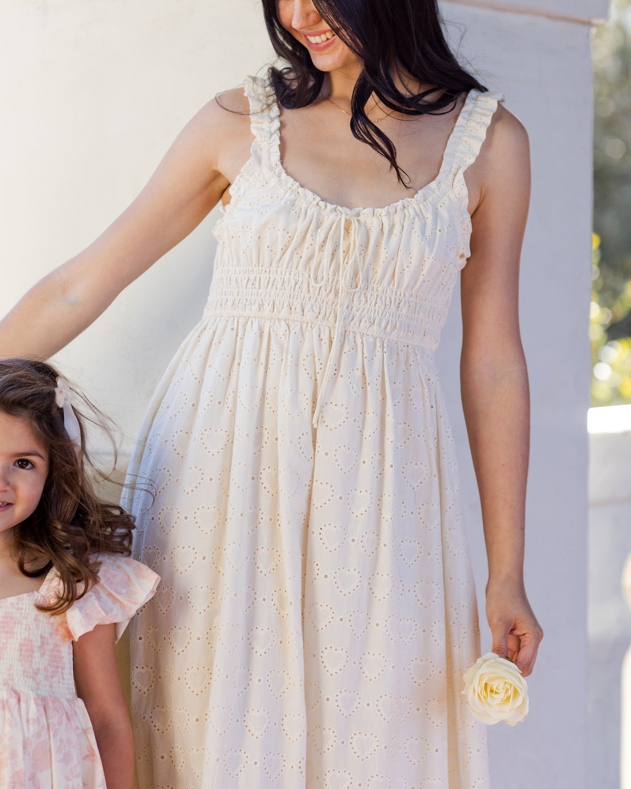 Women's Jane Dress Heart Eyelet