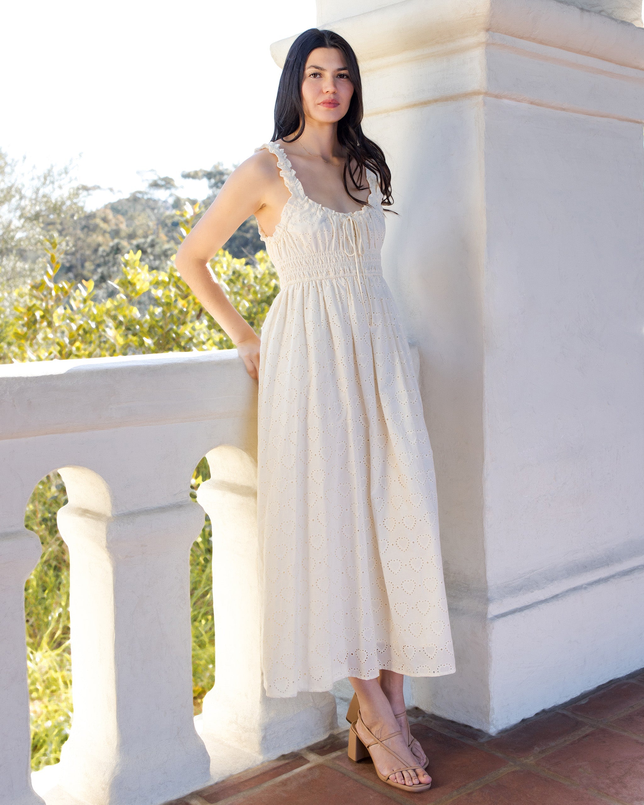 Women's Jane Dress Heart Eyelet – Noralee