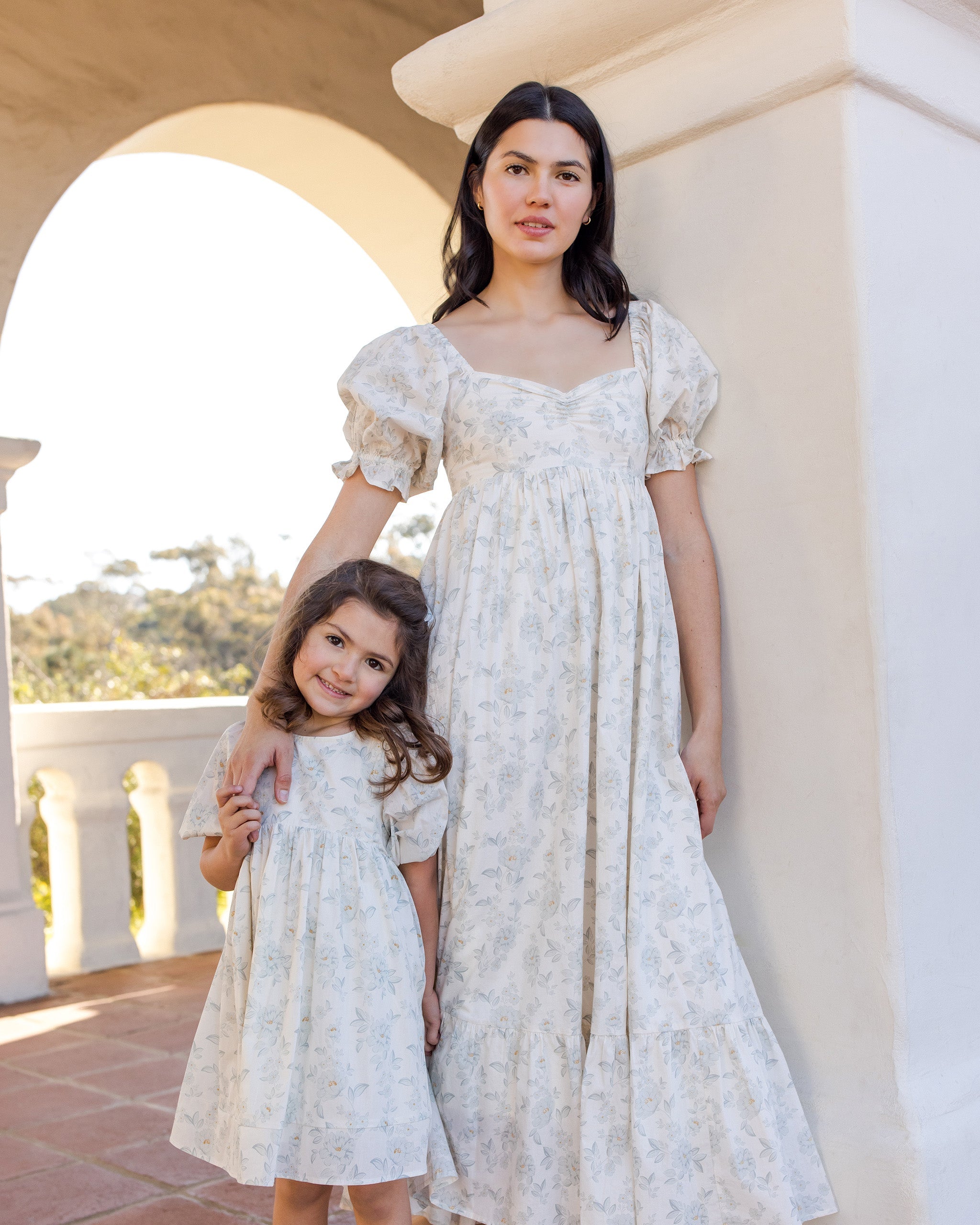 Luna Dress Mist English Rose