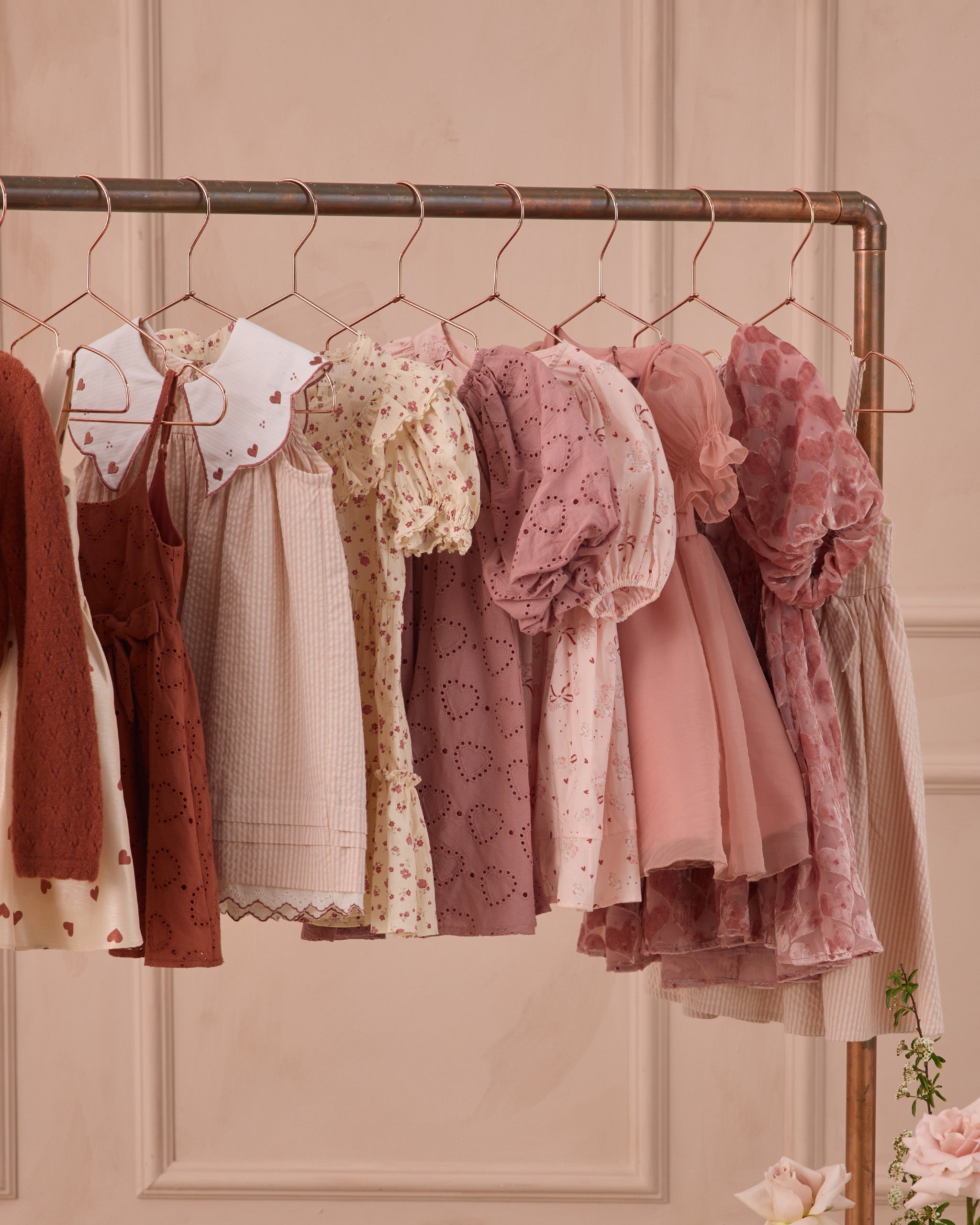 Robe rose pour la Saint-Valentin