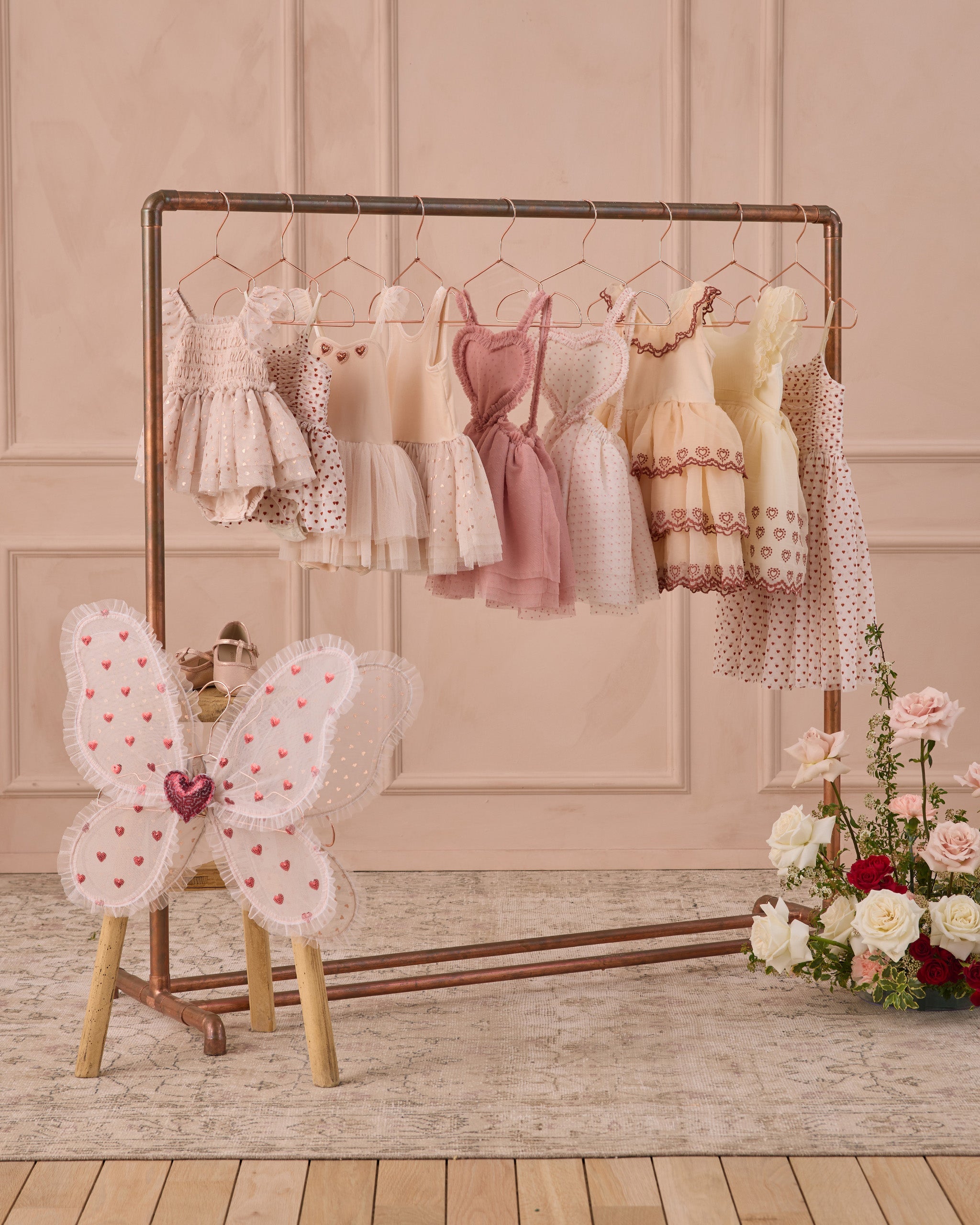 Witley Dress Red Hearts