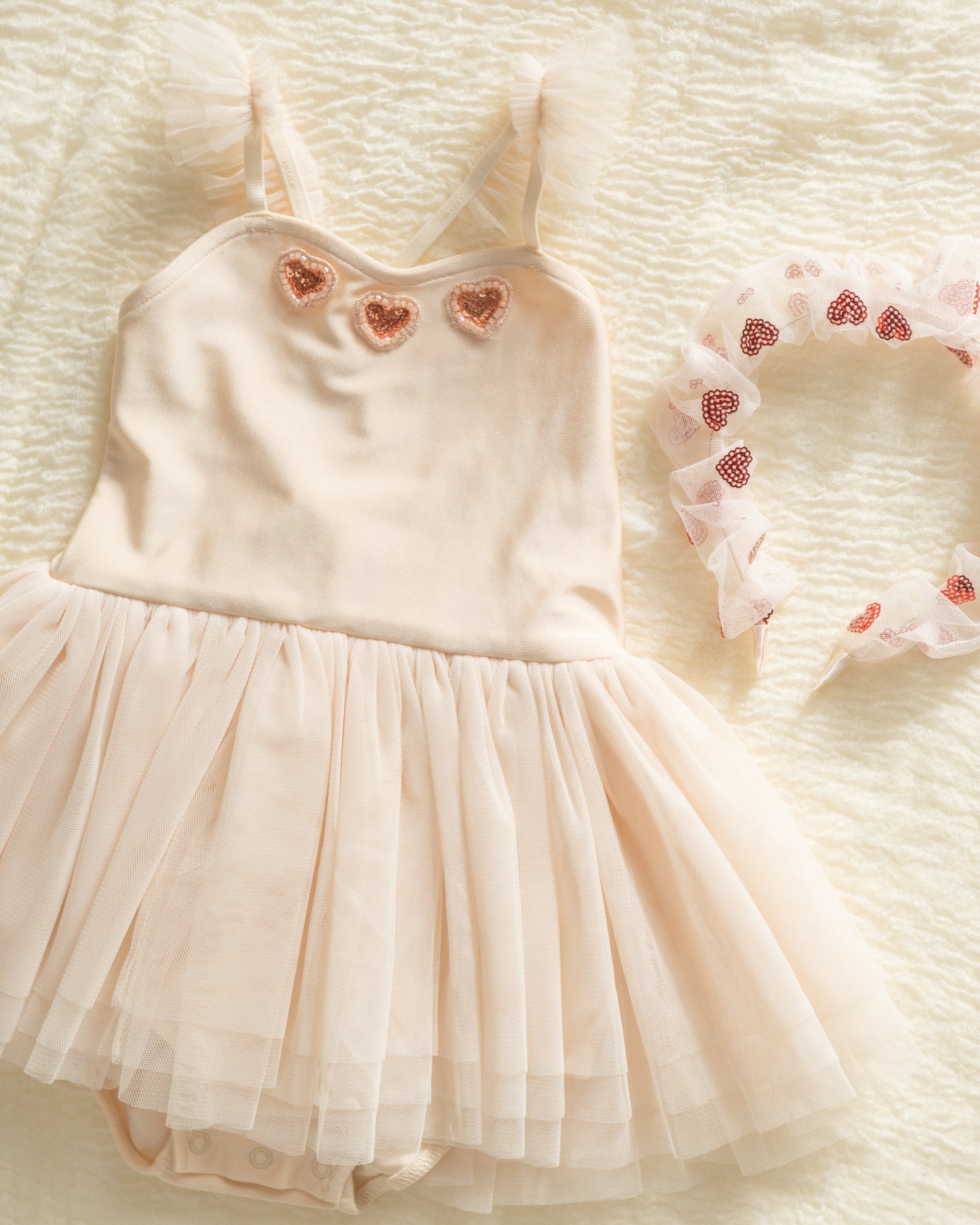 Bandeau à cœurs rouges