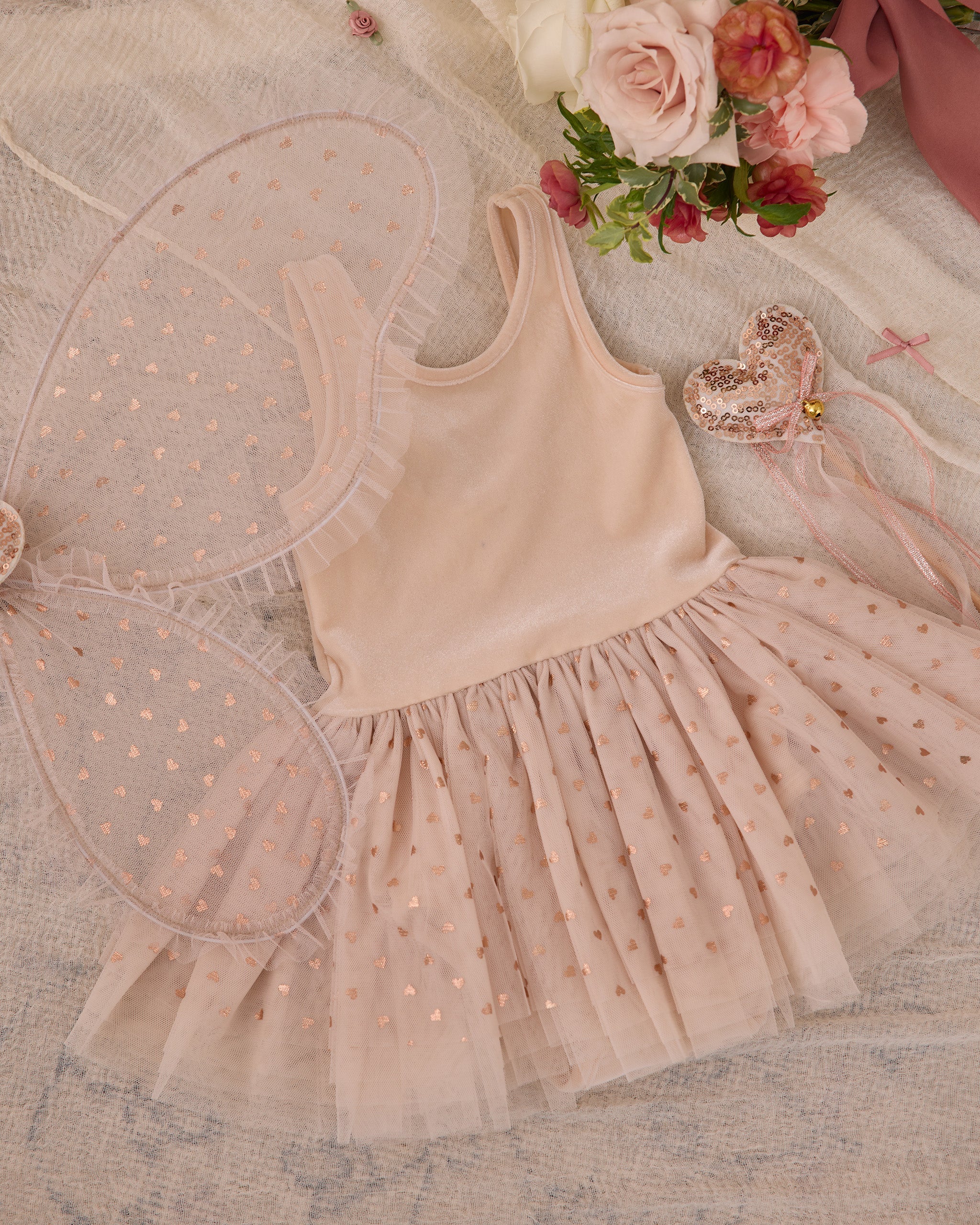 Tallulah Tutu Rose Gold Hearts