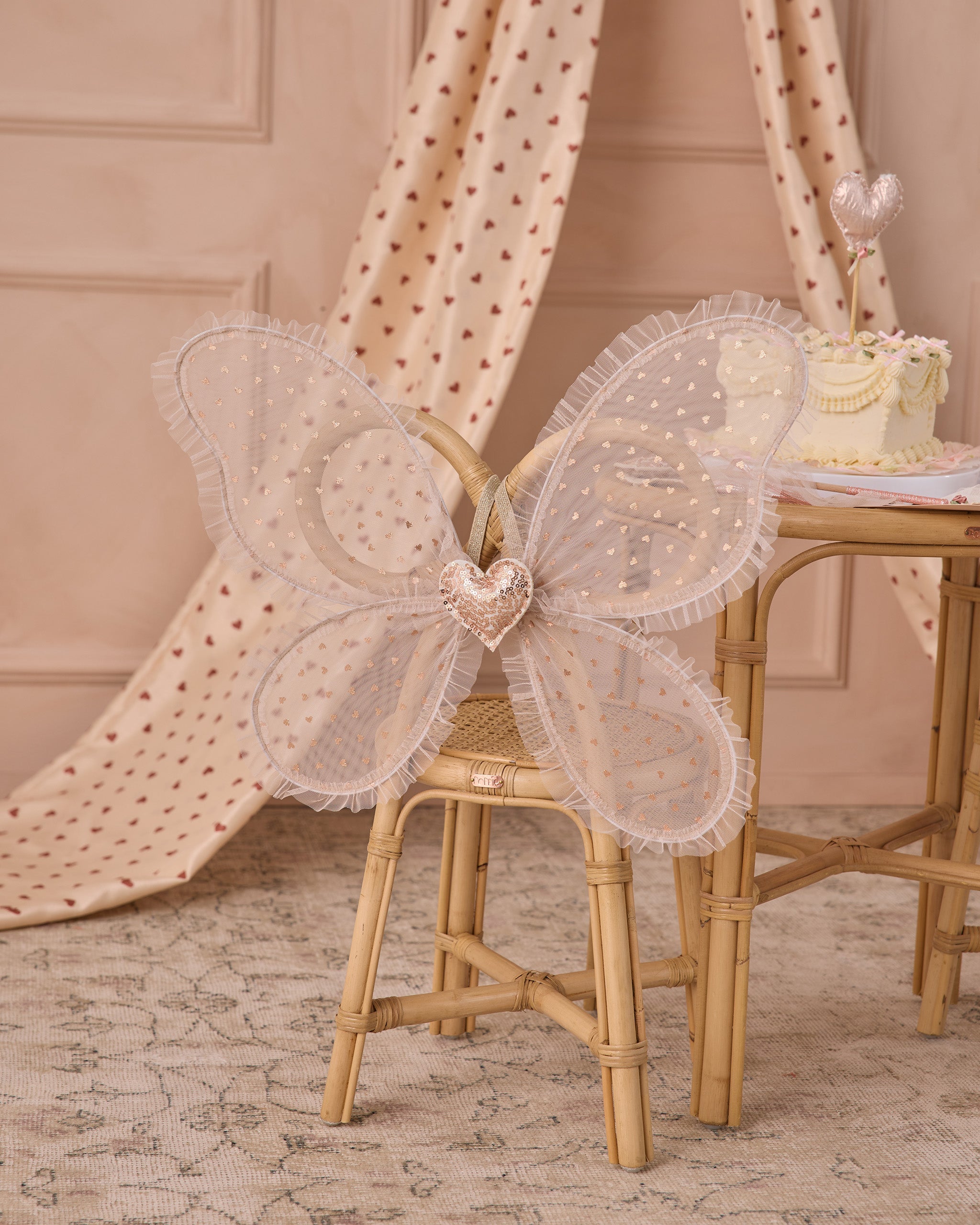 Fairy Set Rose Gold Hearts