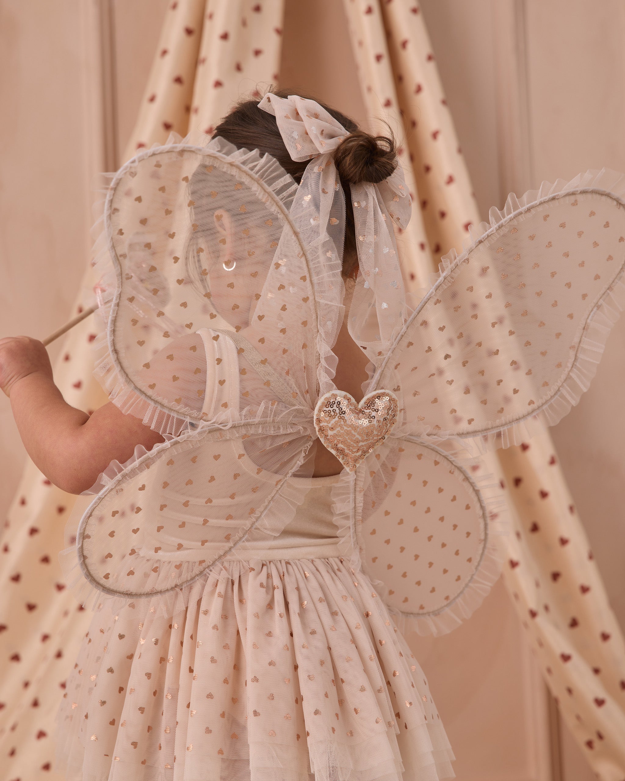 Ensemble féerique Cœurs en or rose