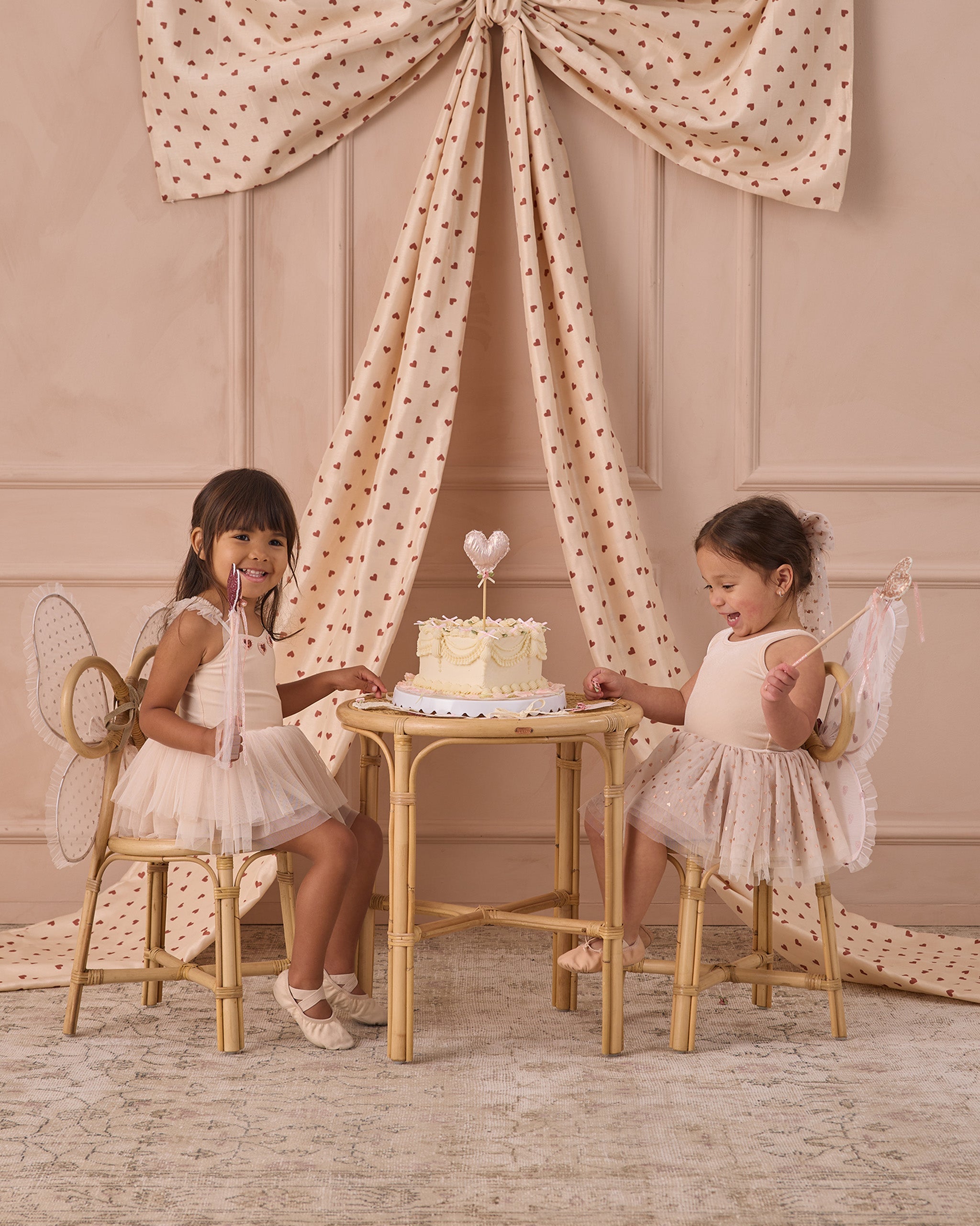 Alice Bow Rose Gold Hearts